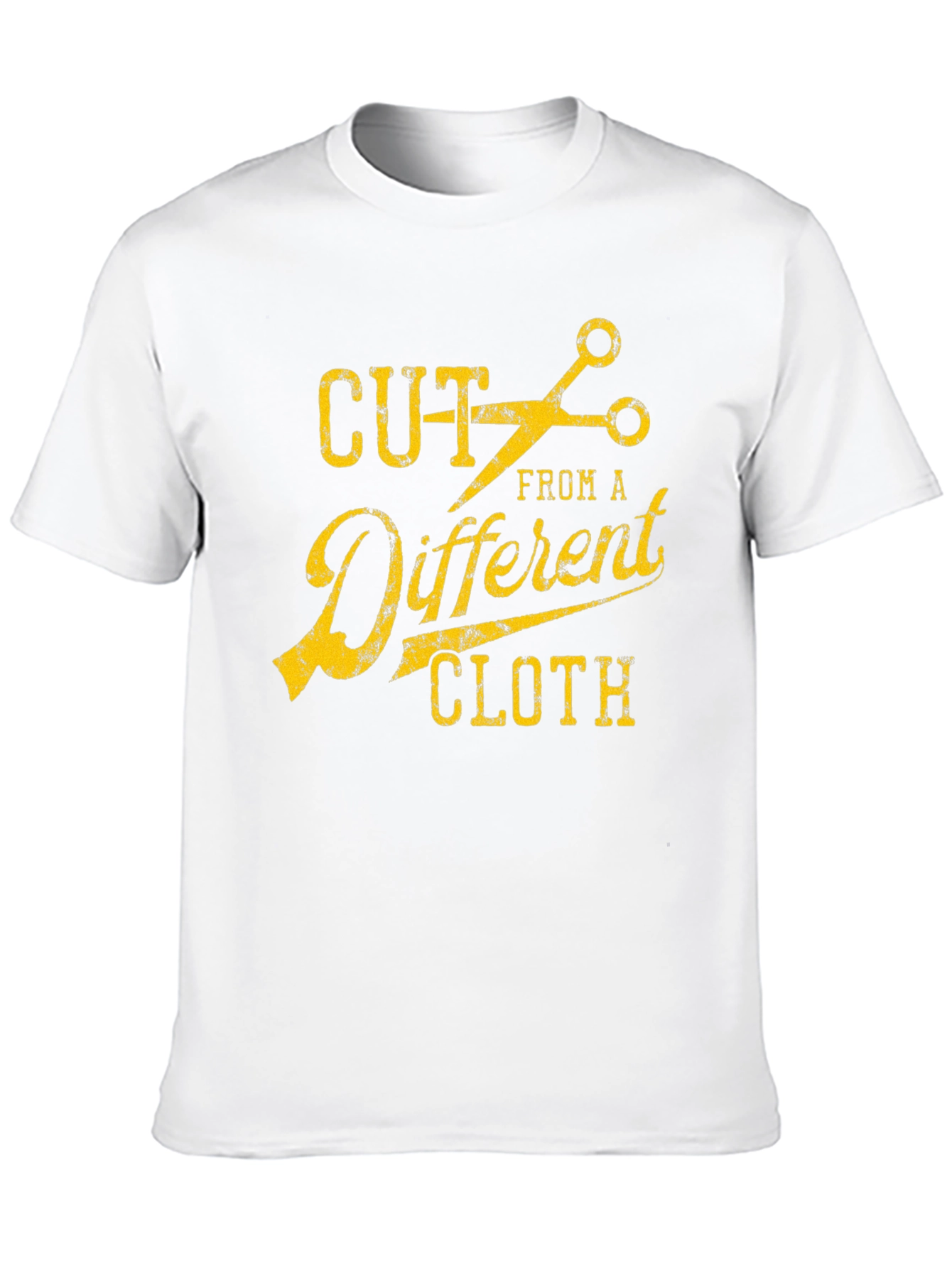 Black Cut From a Different Cloth Graphic Tee view 10