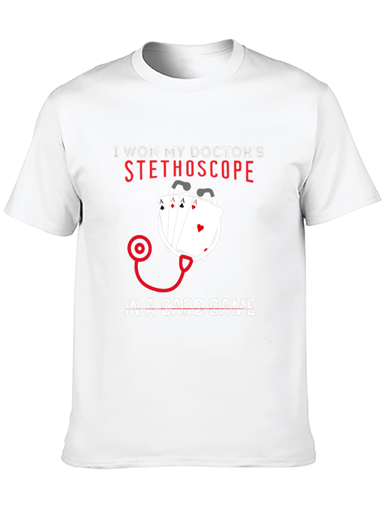Doctor Stethoscope Card Game T-Shirt - 10