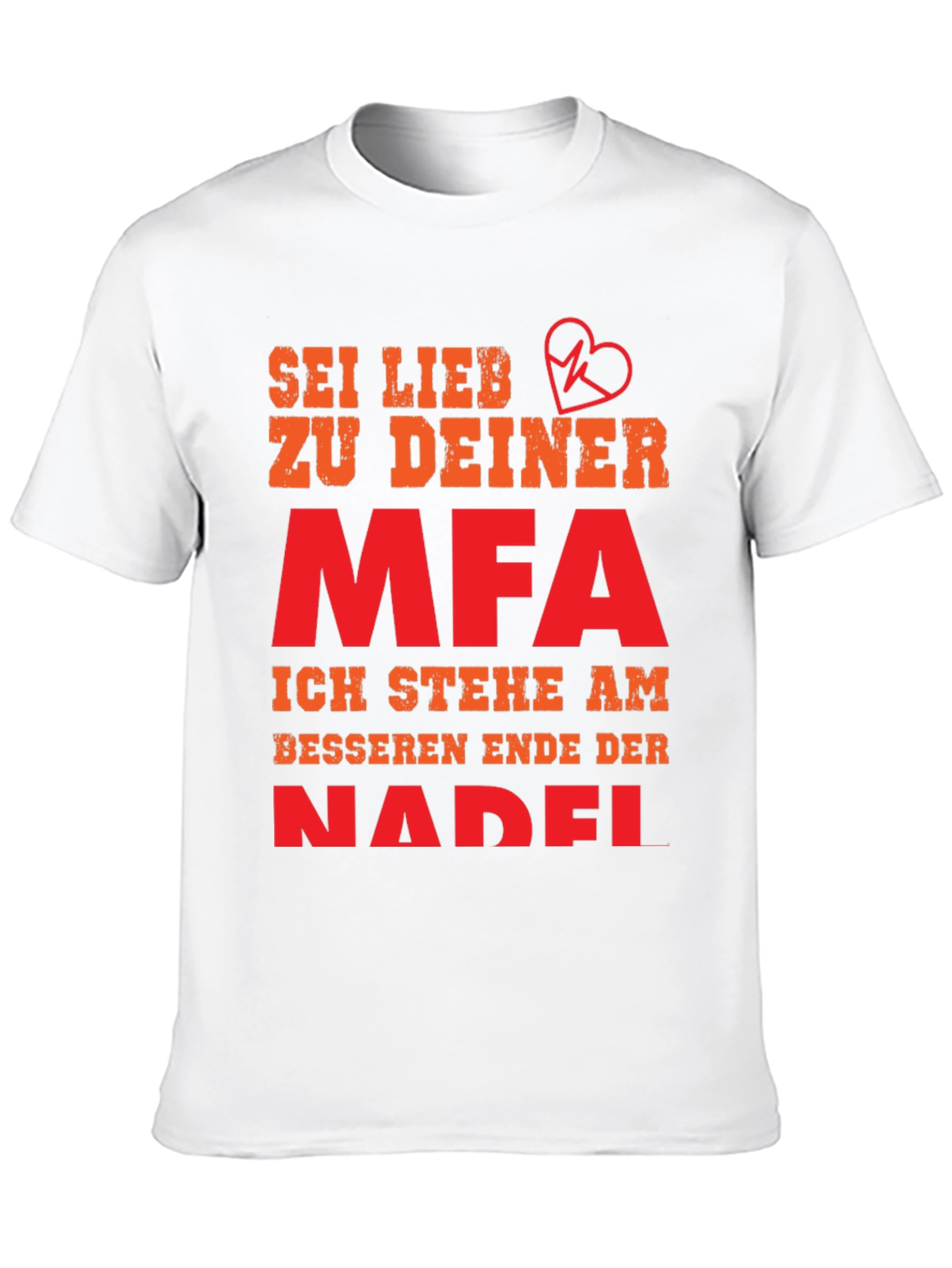 Black Sei Lieb Zu Deiner MFA T-Shirt - Medical Assistant Gift view 10