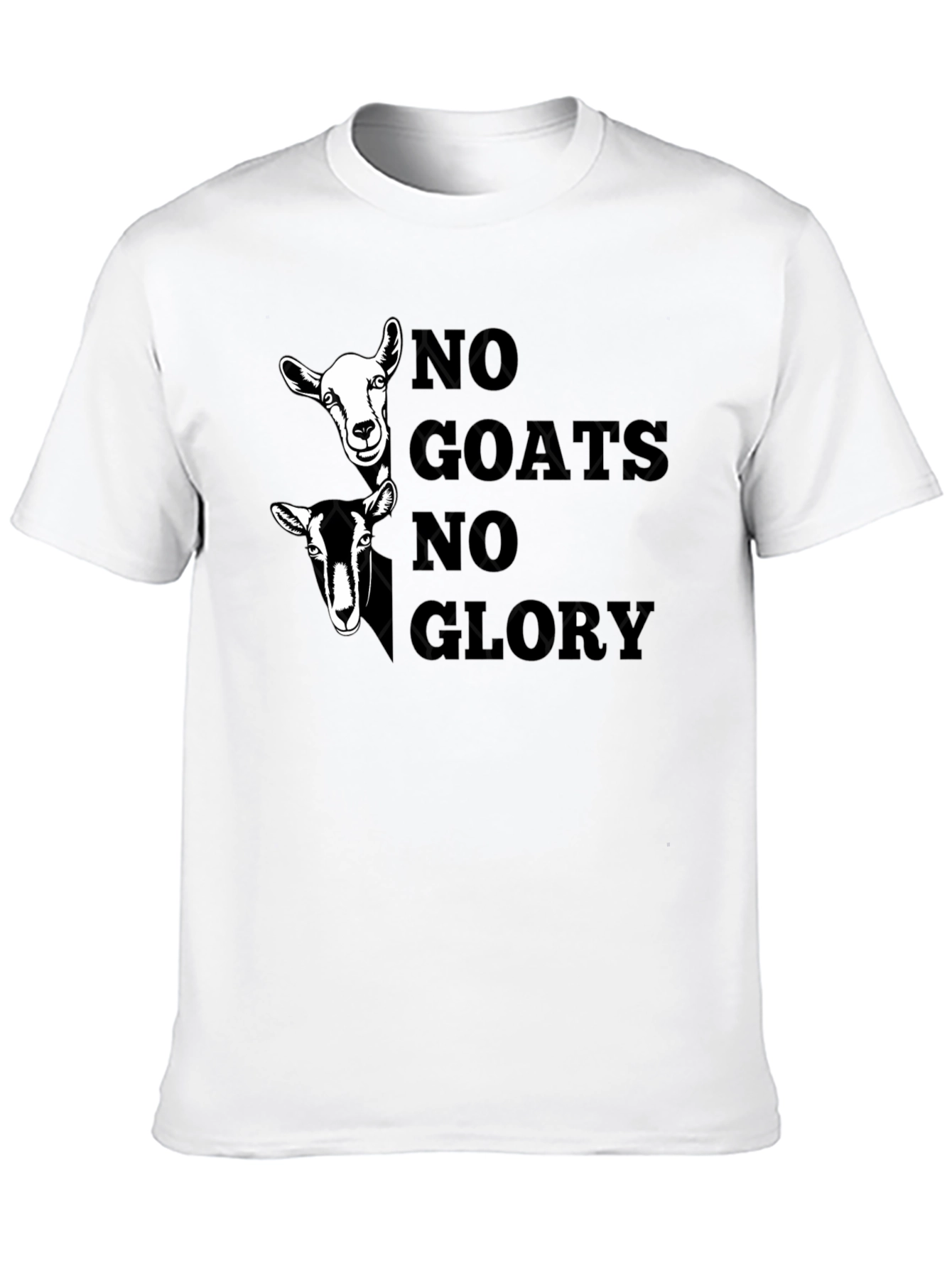 Black No Goats No Glory Graphic Tee - Black view 10