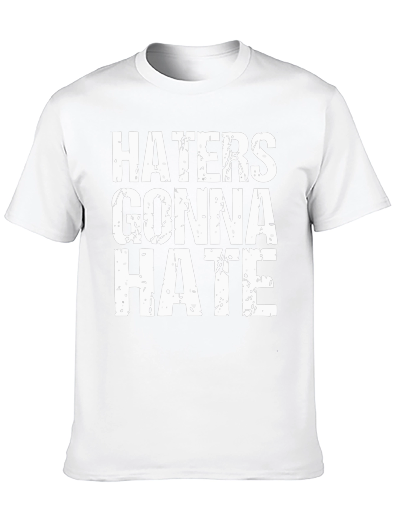 Black Haters Gonna Hate Graphic Tee view 10