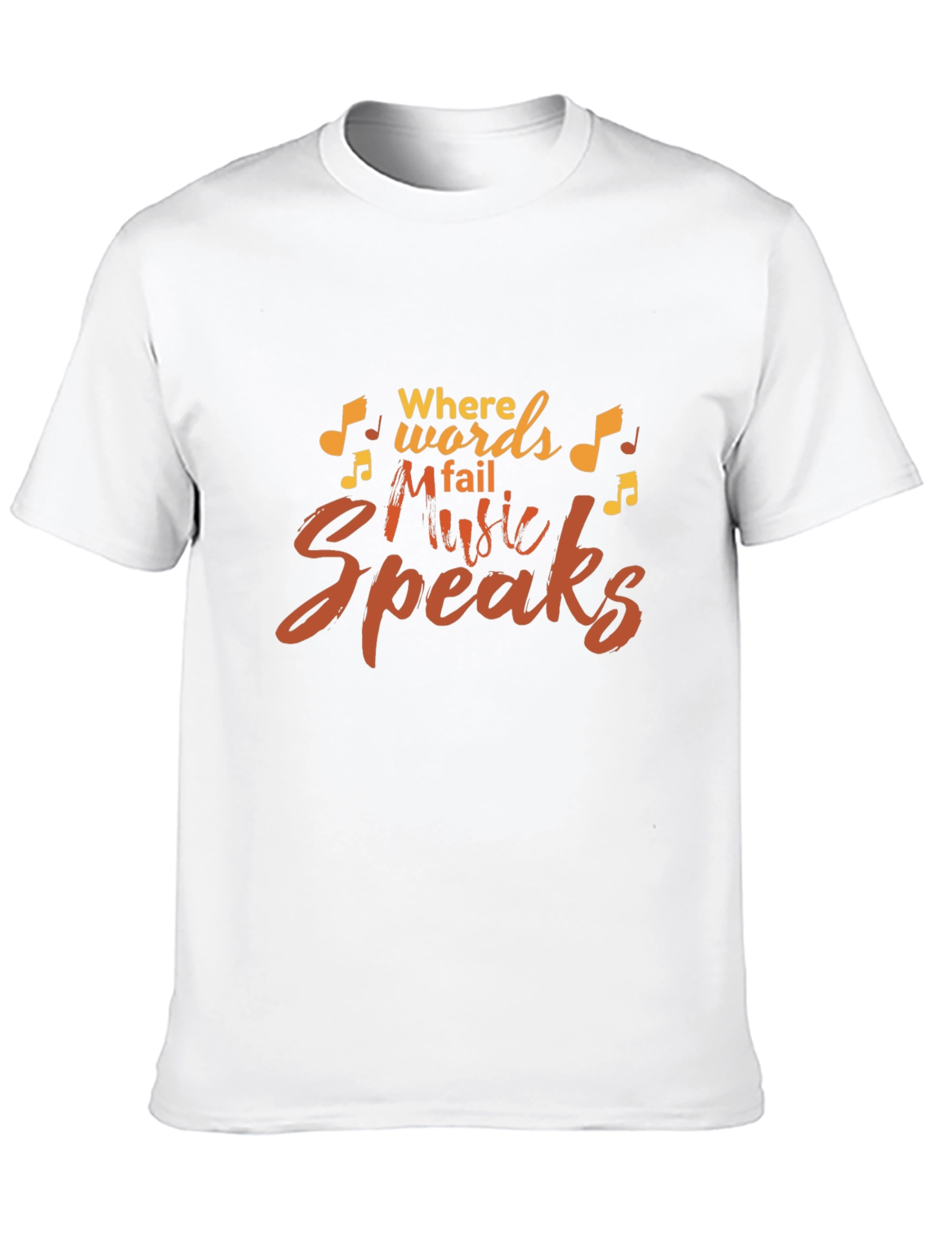 Black Music Speaks Graphic T-Shirt view 10