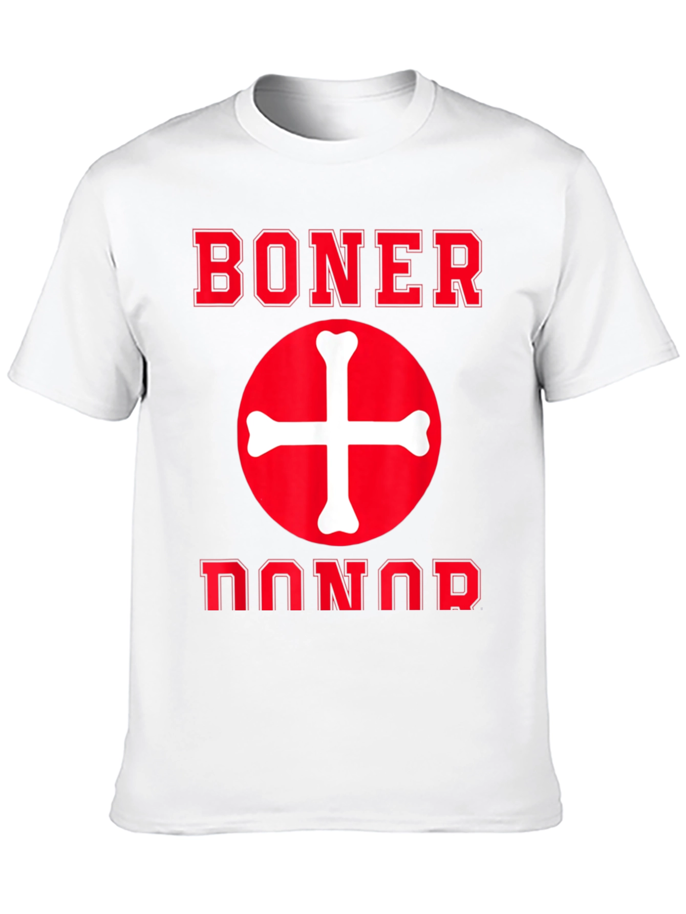 Black Humorous "Boner Donor" T-Shirt - Funny Graphic Tee view 10