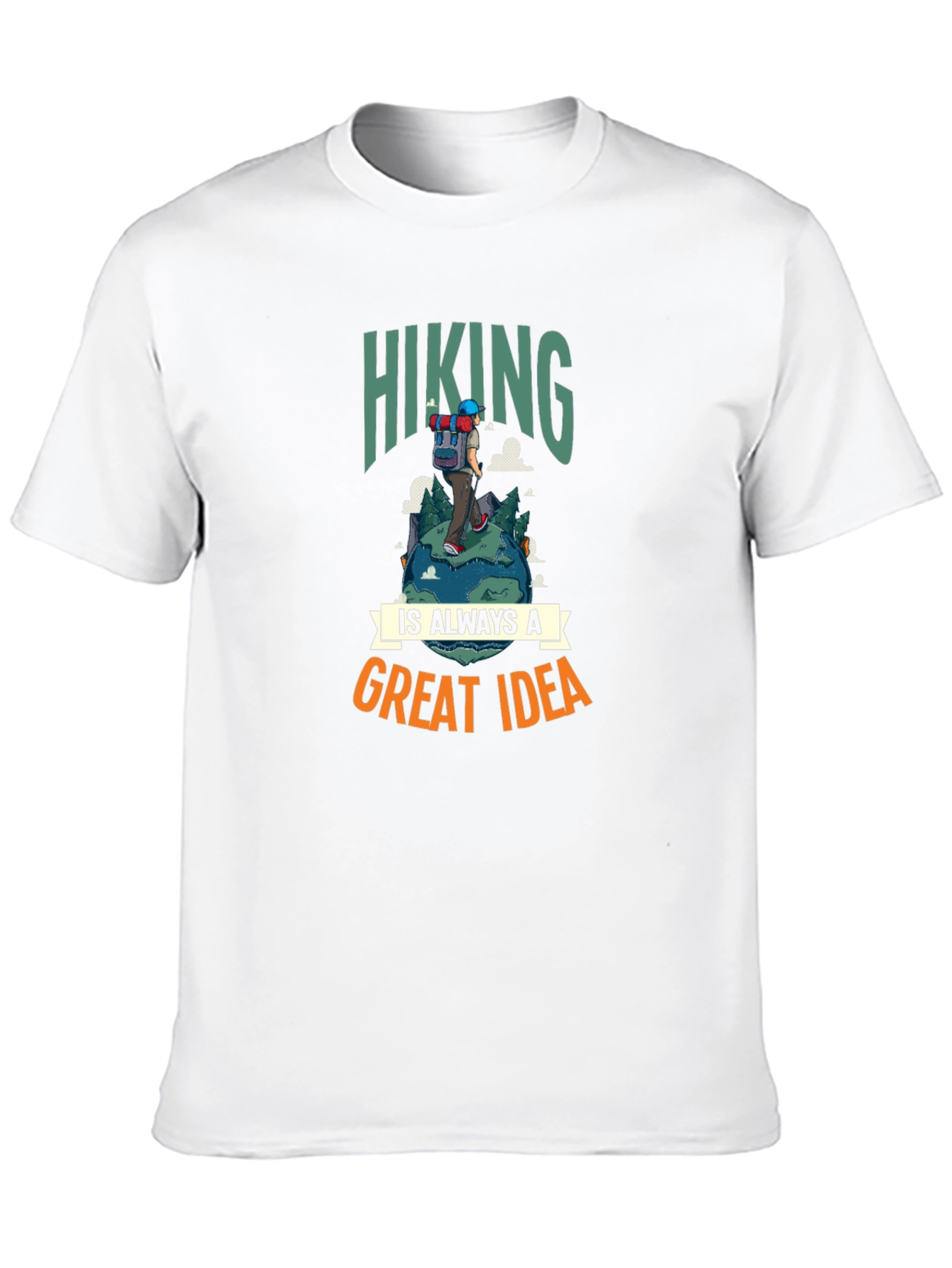 Black Hiking Is Always a Great Idea T-Shirt view 10