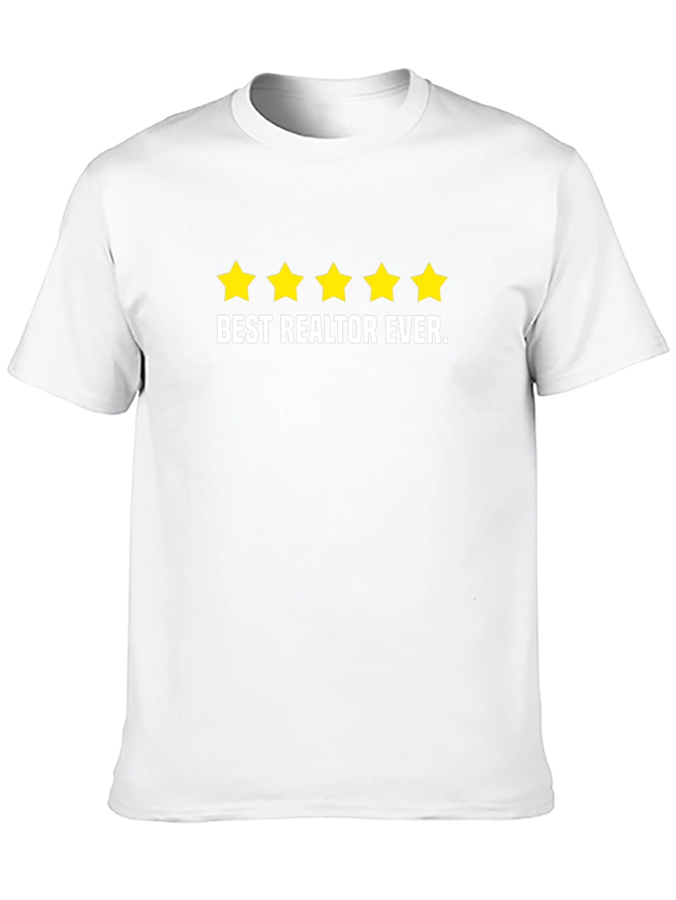 Black Best Realtor Ever T-Shirt - Five Star Realtor view 10