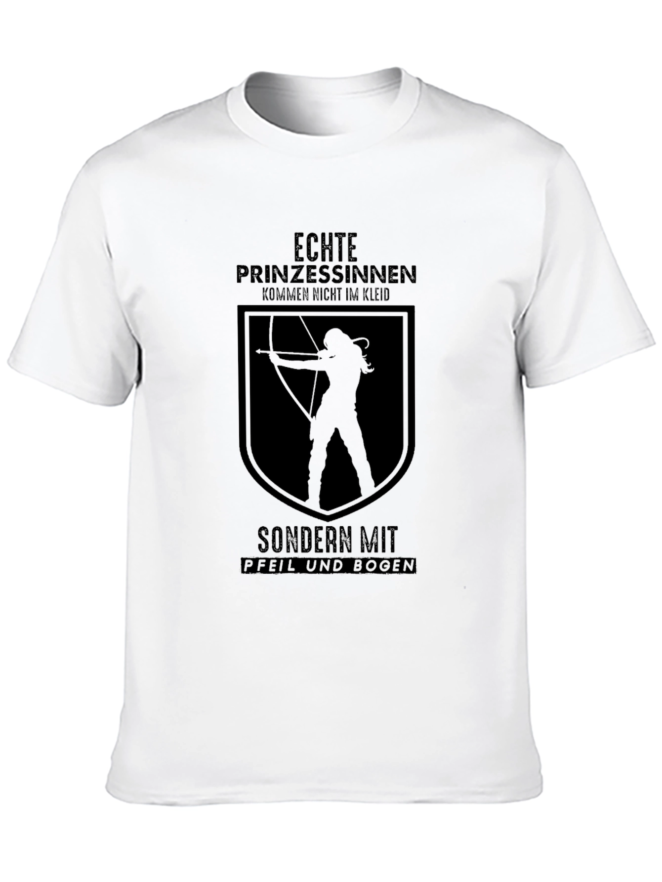 Black Echte Prinzessinnen Archery T-Shirt view 10