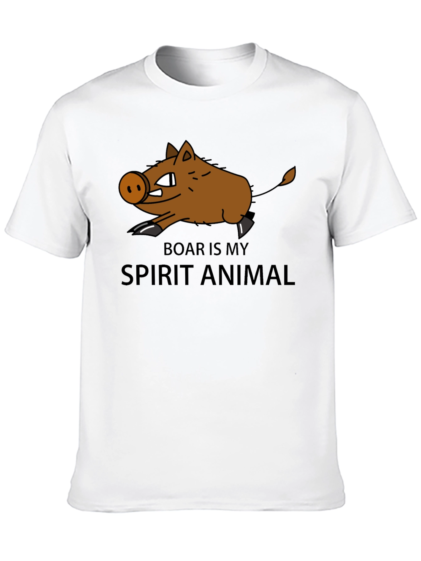 Black Boar Is My Spirit Animal Graphic T-Shirt view 10