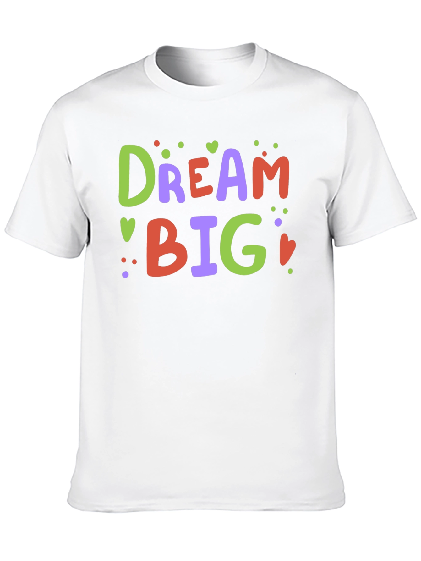 Black Dream Big Graphic Tee - Motivational T-Shirt view 10