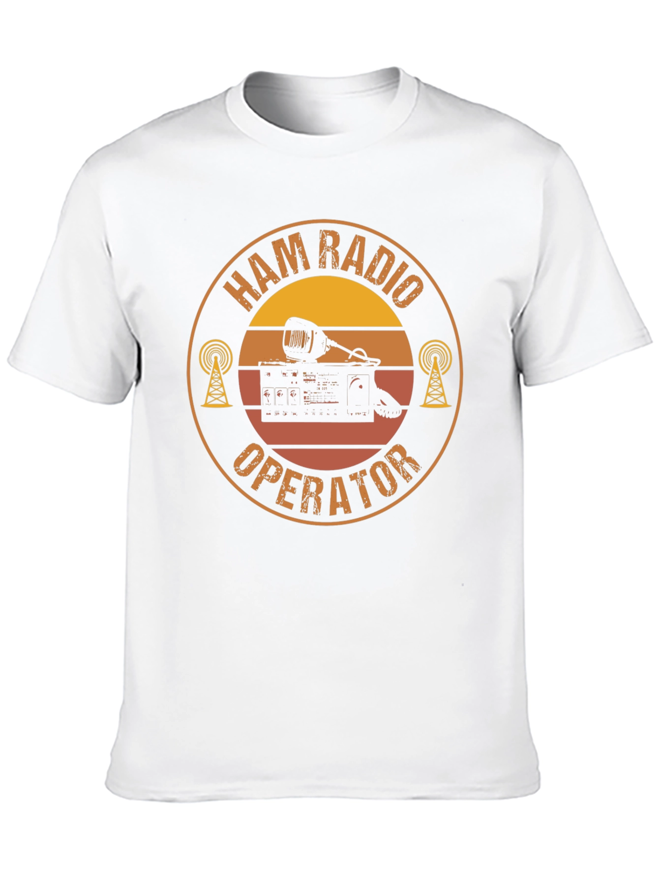 Black Ham Radio Operator T-Shirt view 10