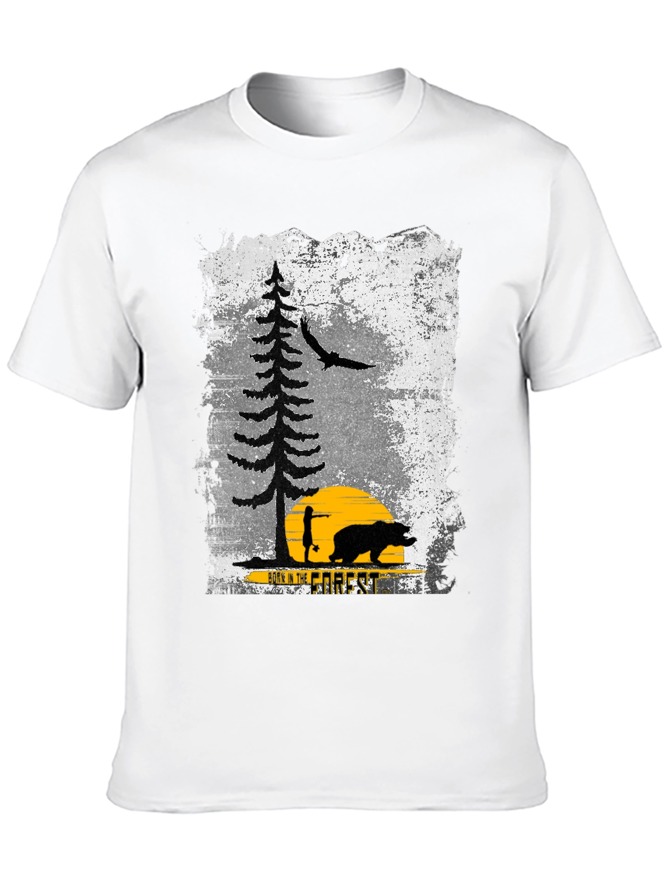 Black Born in the Forest Graphic Tee view 10