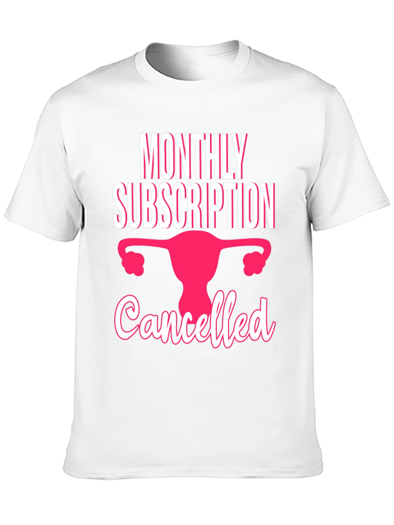 Black Monthly Subscription Canceled T-Shirt view 10
