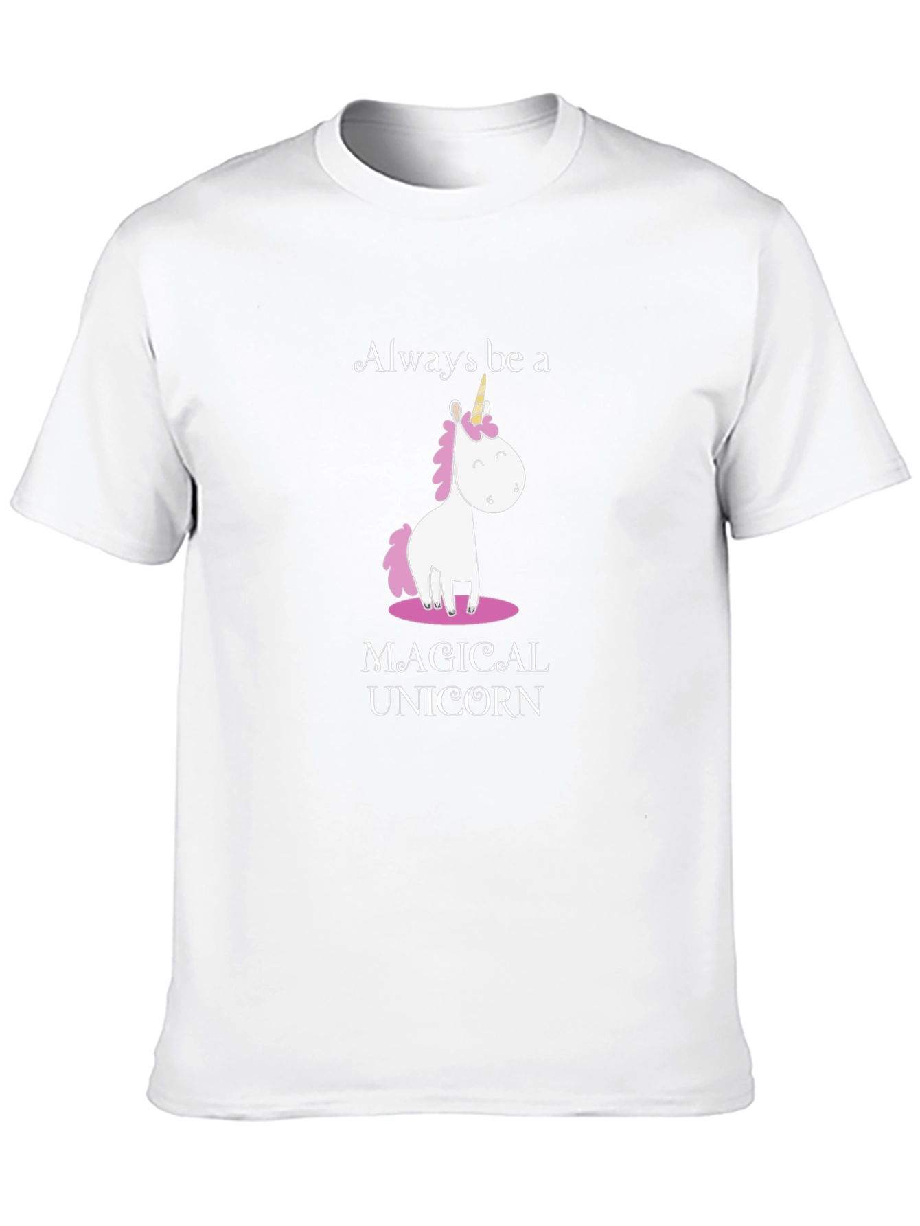 Black Magical Unicorn Graphic Tee - Always Be a Unicorn view 10