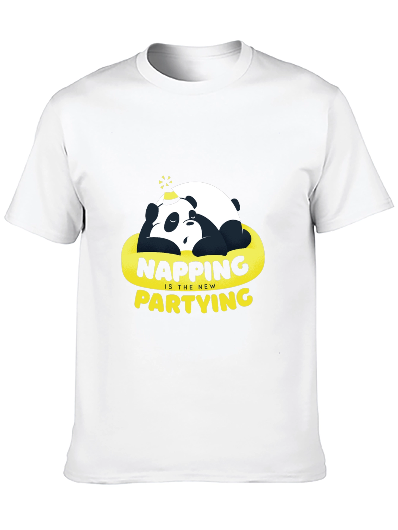 Black Napping is the New Partying T-Shirt - Panda Sleep Tee view 10