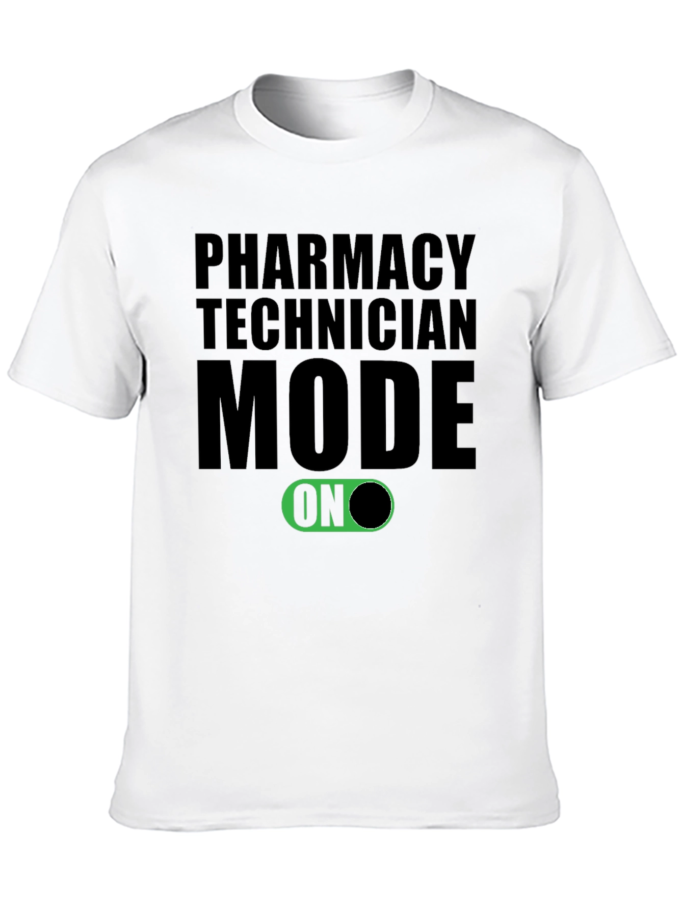 Black Pharmacy Technician Mode ON T-Shirt view 10
