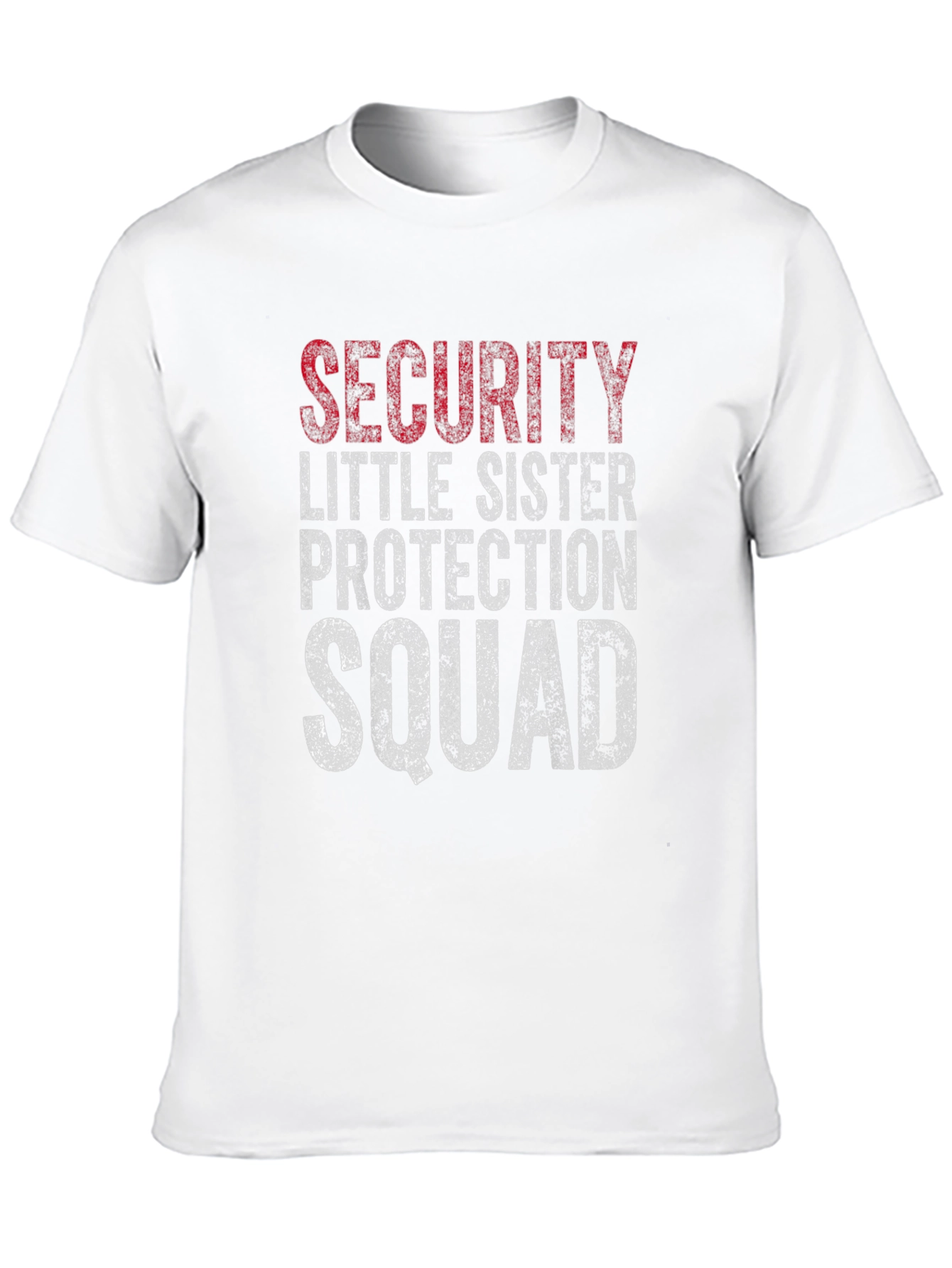 Black Security Little Sister Squad Tee view 10
