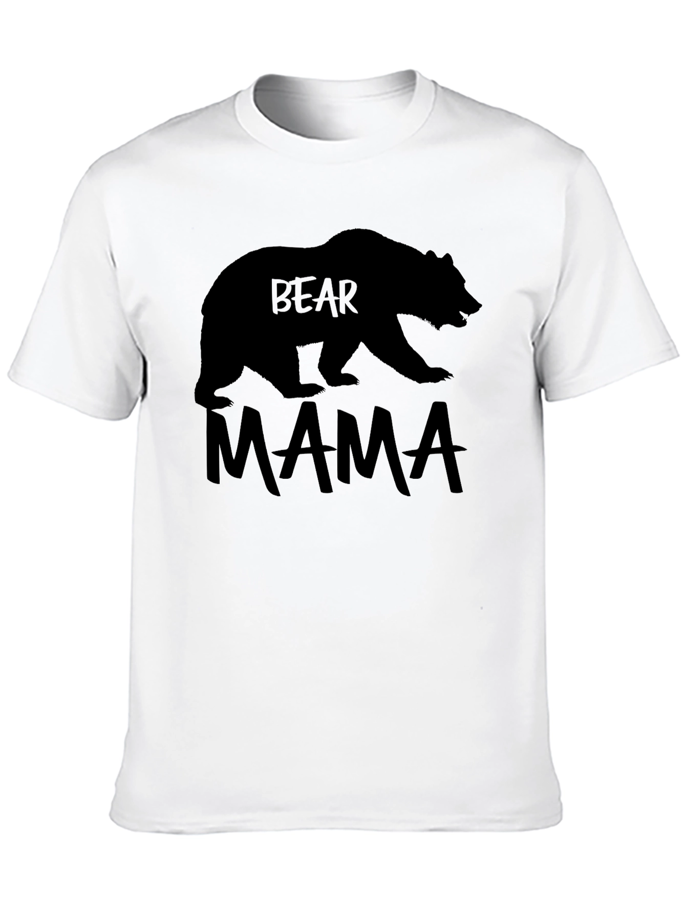 Black Bear Mama Graphic T-Shirt - Black view 10
