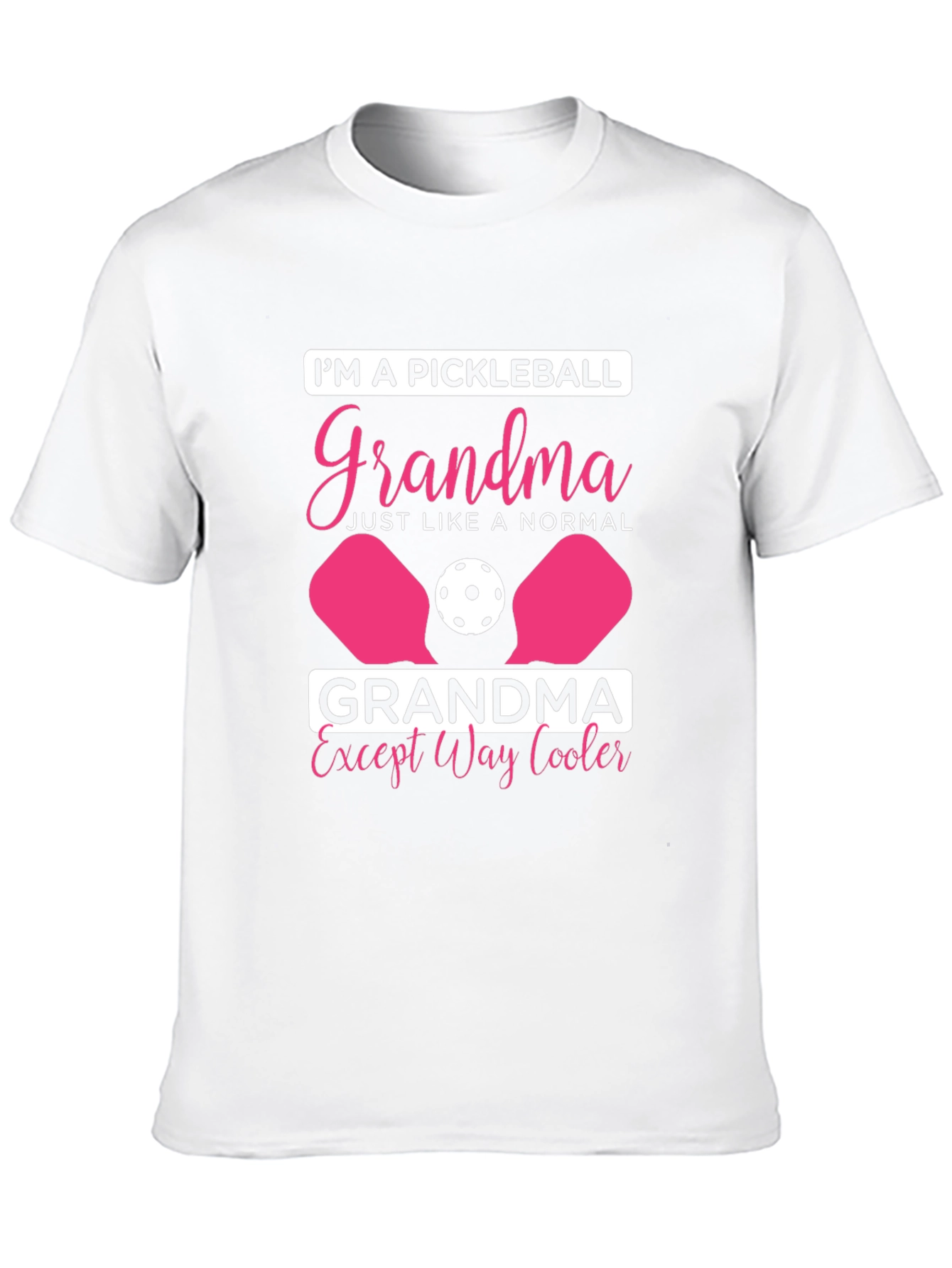 Black Pickleball Grandma T-Shirt - Cool Grandma Tee view 10