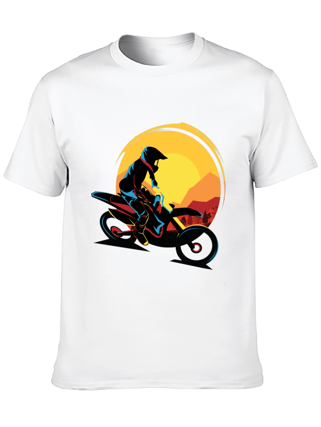 Black Motocross Graphic Tee - Adventure Ride view 10