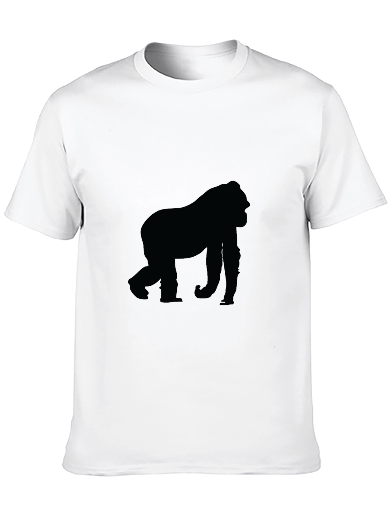 Black Black Gorilla Silhouette T-Shirt view 10