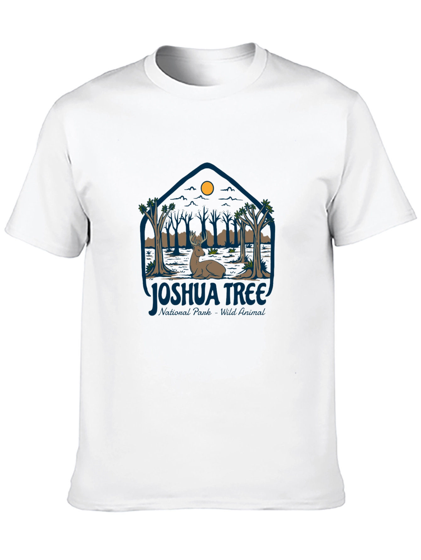 Black Joshua Tree Wildlife T-Shirt view 10