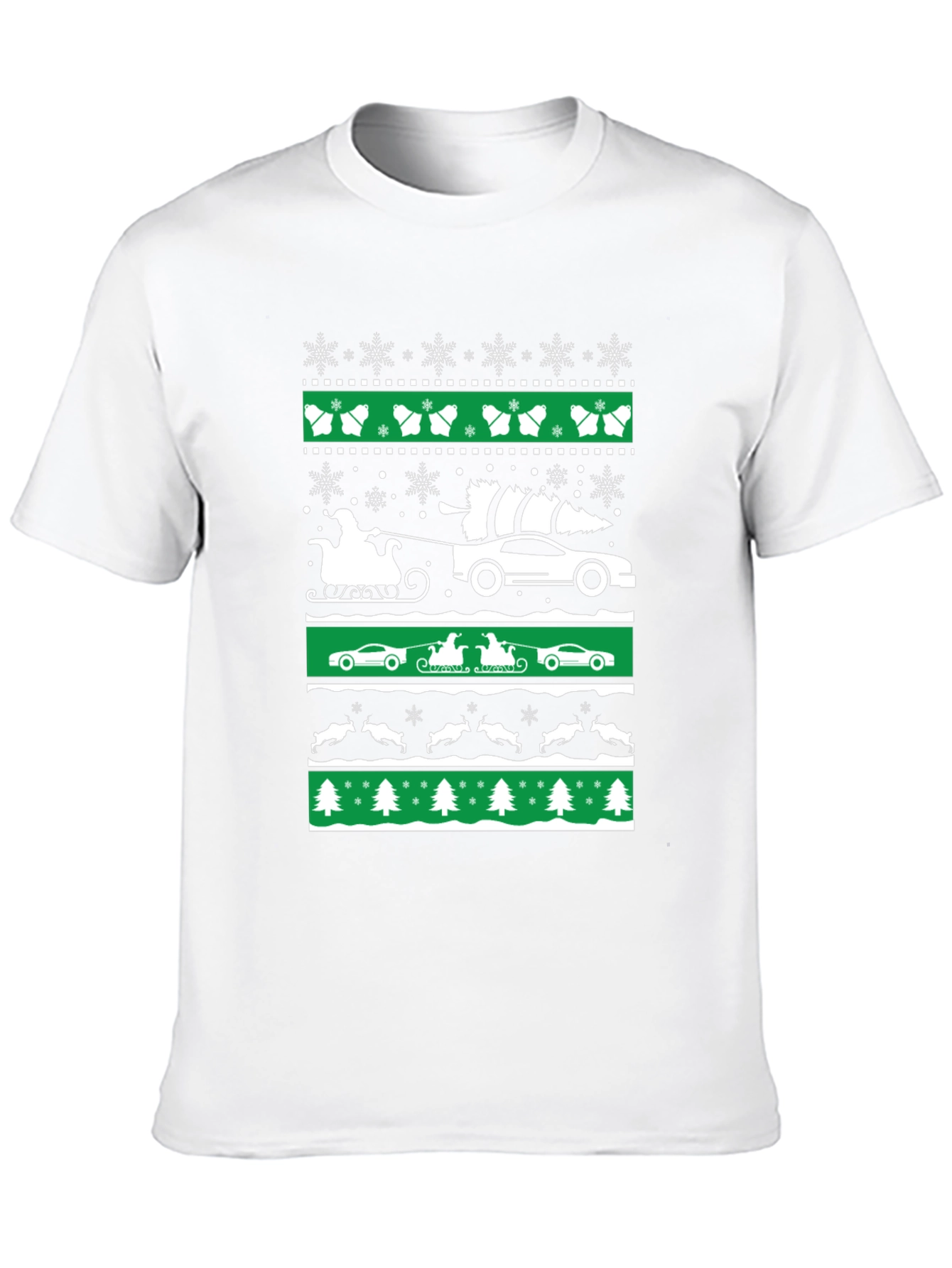Festive Car Christmas T-Shirt - 10