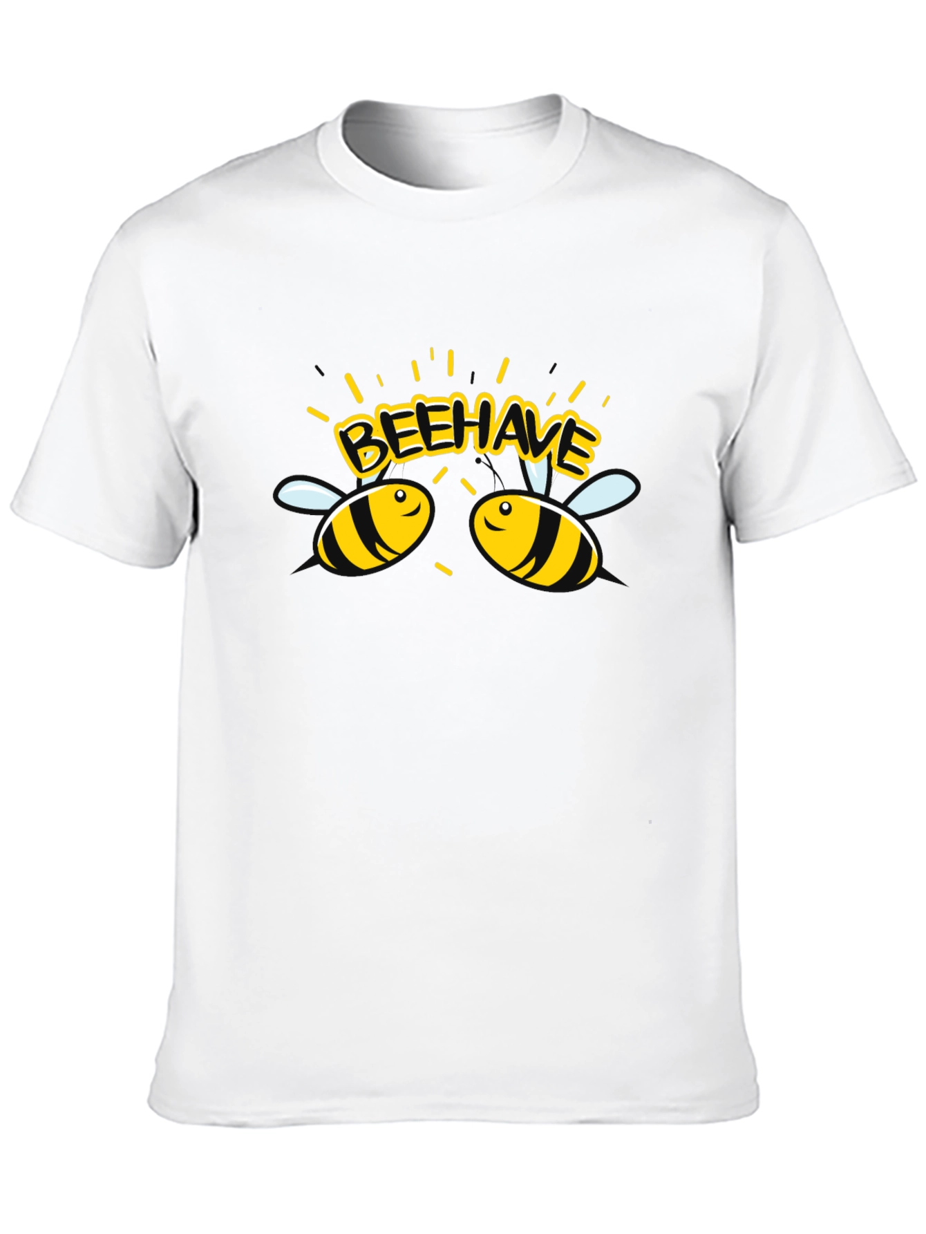 Black Beehave Black Graphic Tee view 10