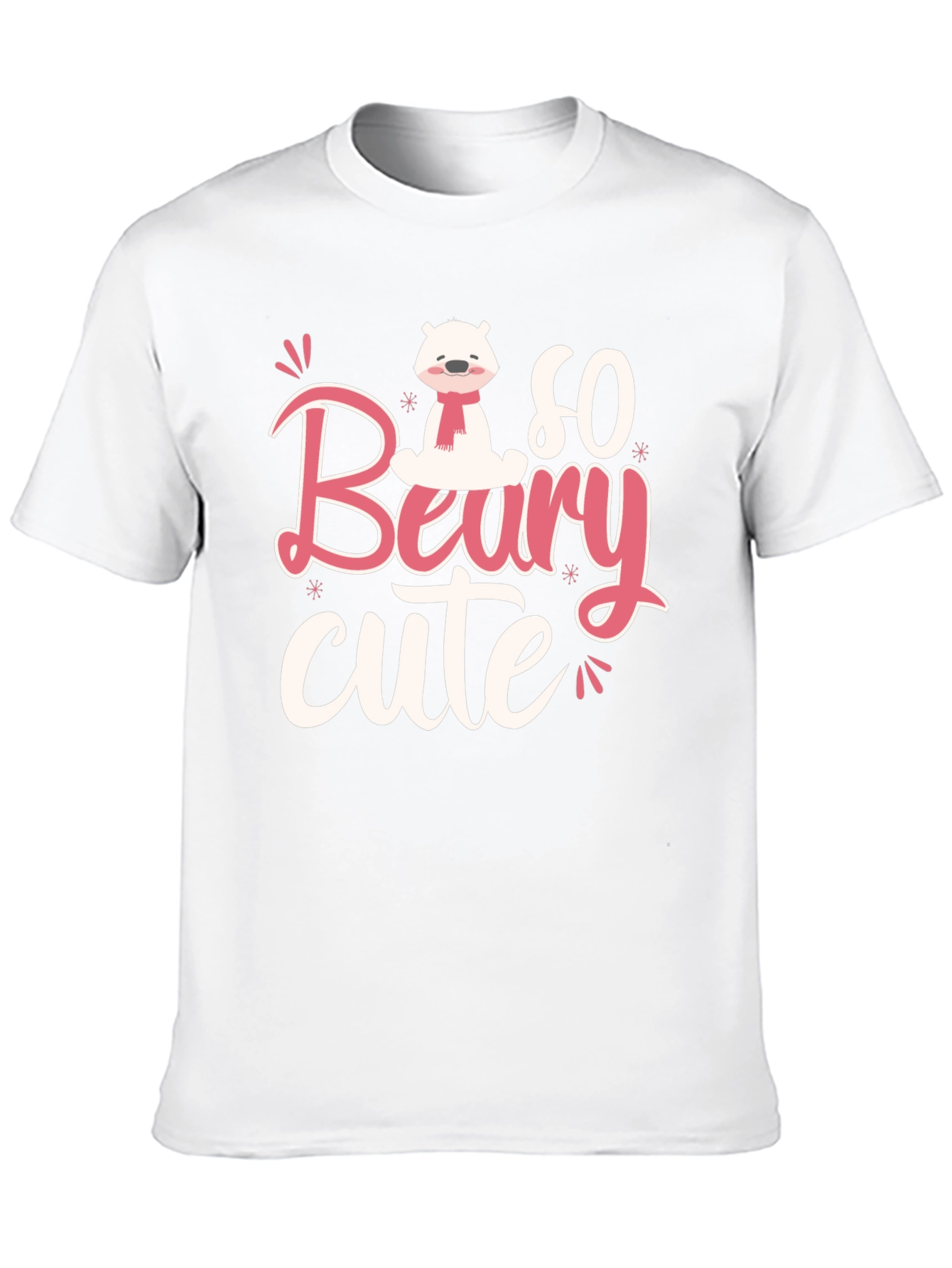 Black So Beary Cute Black Graphic Tee view 10