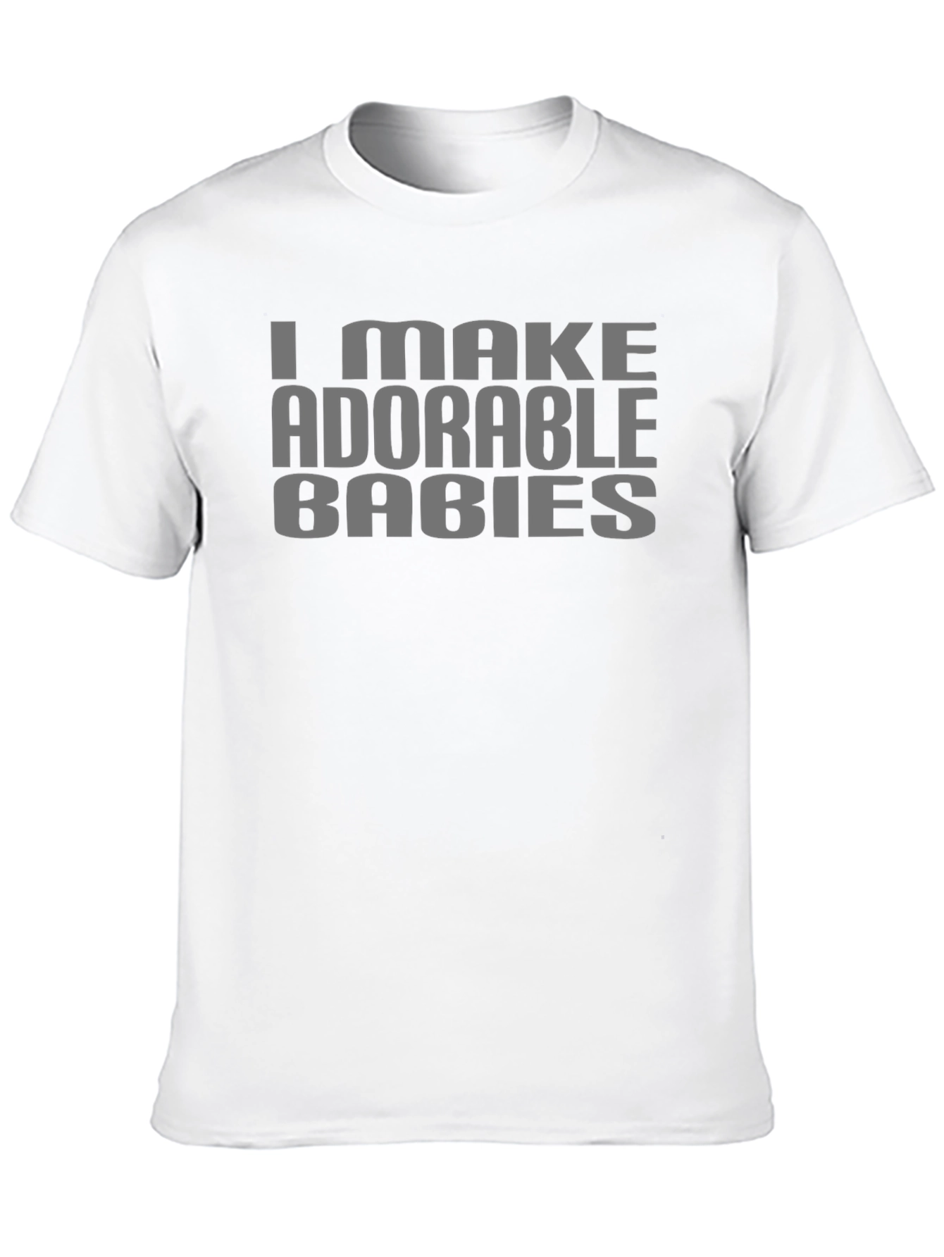 Black I Make Adorable Babies Graphic Tee view 10