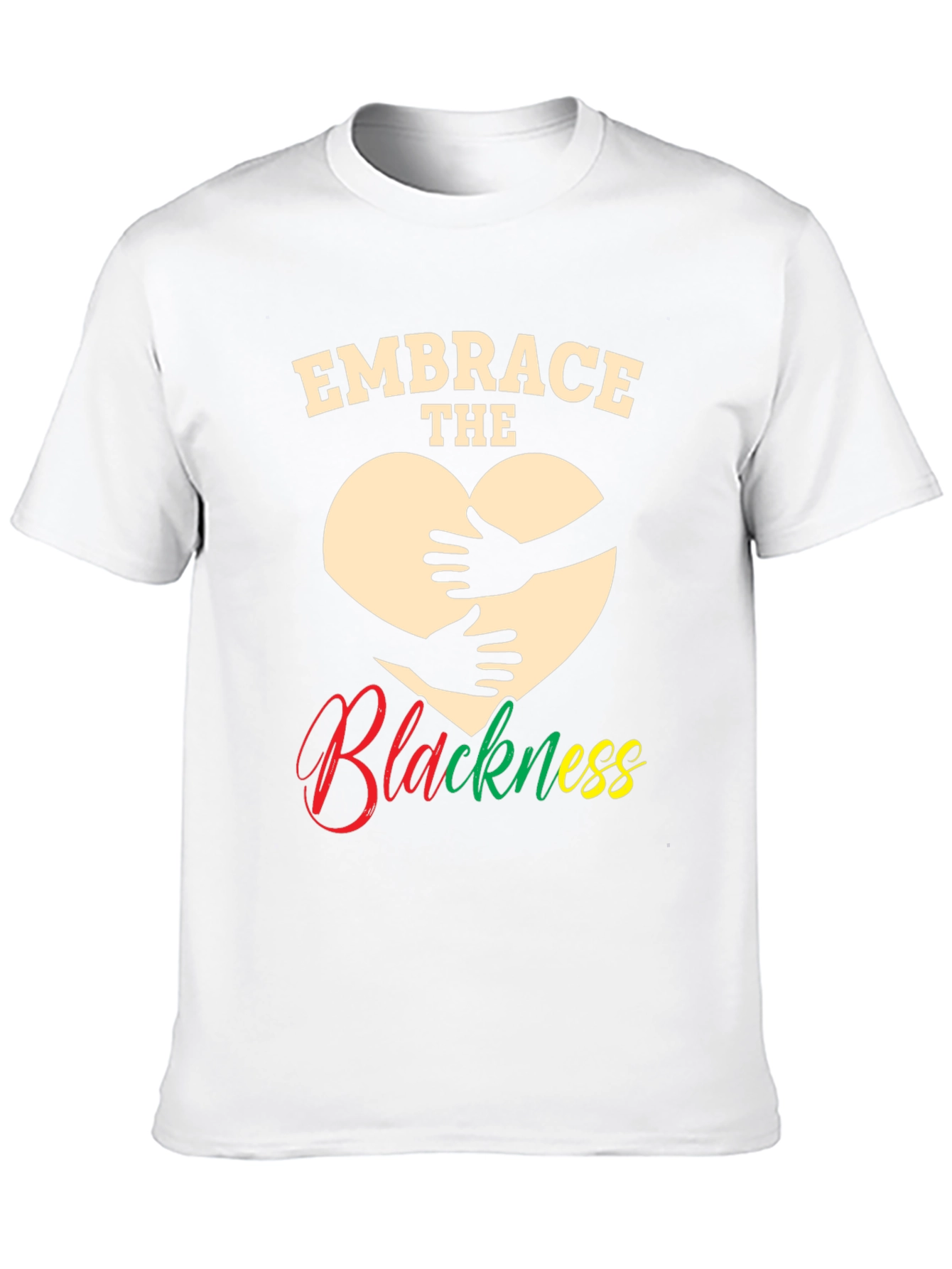 Black Embrace the Blackness Graphic T-Shirt view 10