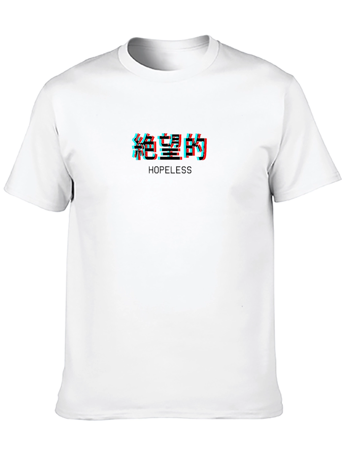 Black Hopeless Graphic Print Black T-Shirt view 10