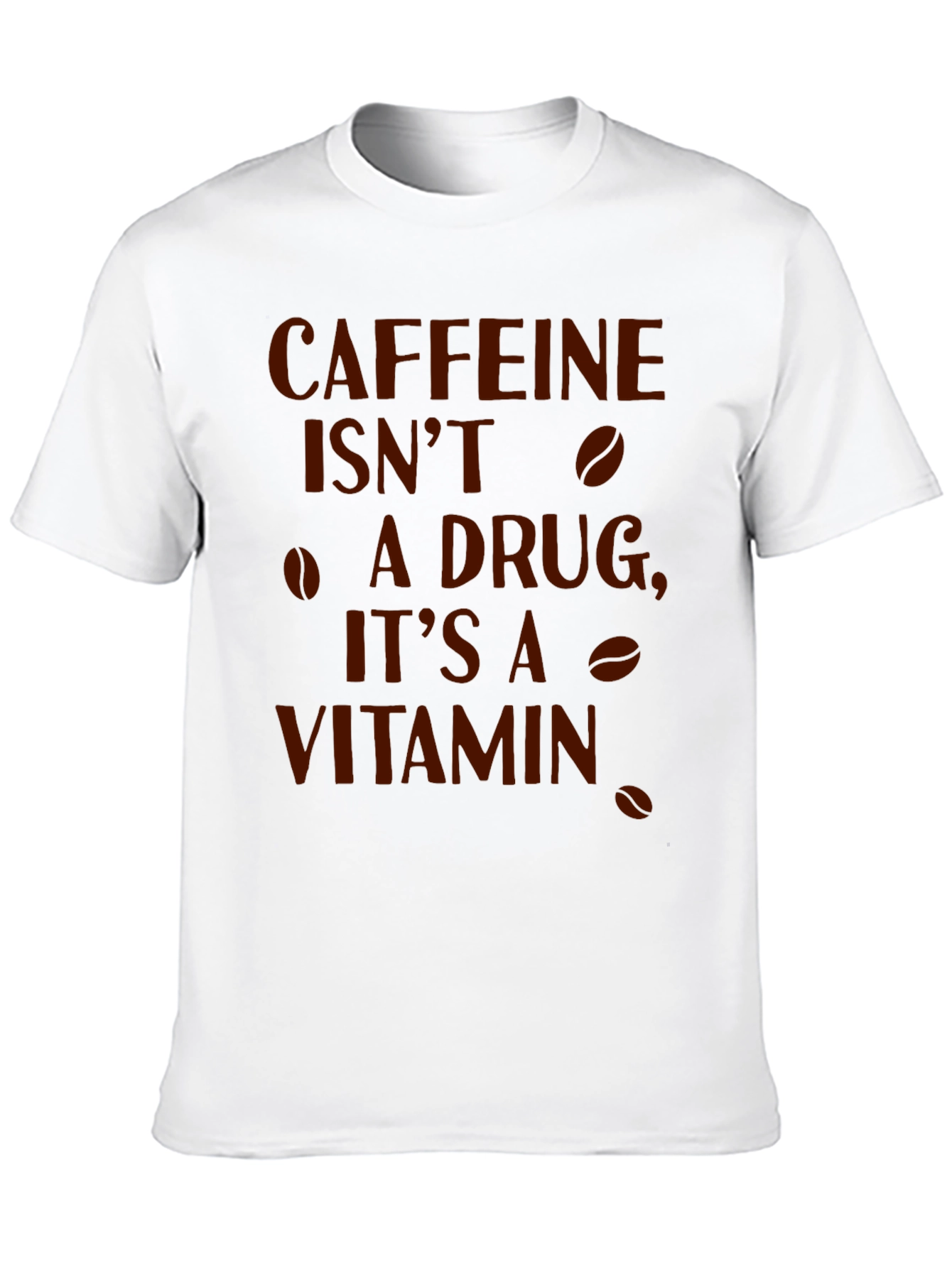 Black Caffeine is My Vitamin Funny Graphic Tee view 10