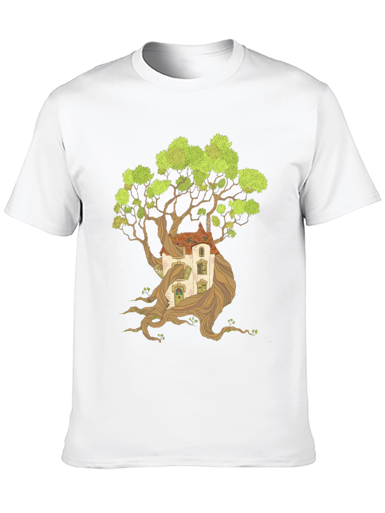 Black Treehouse Graphic Print Tee view 10