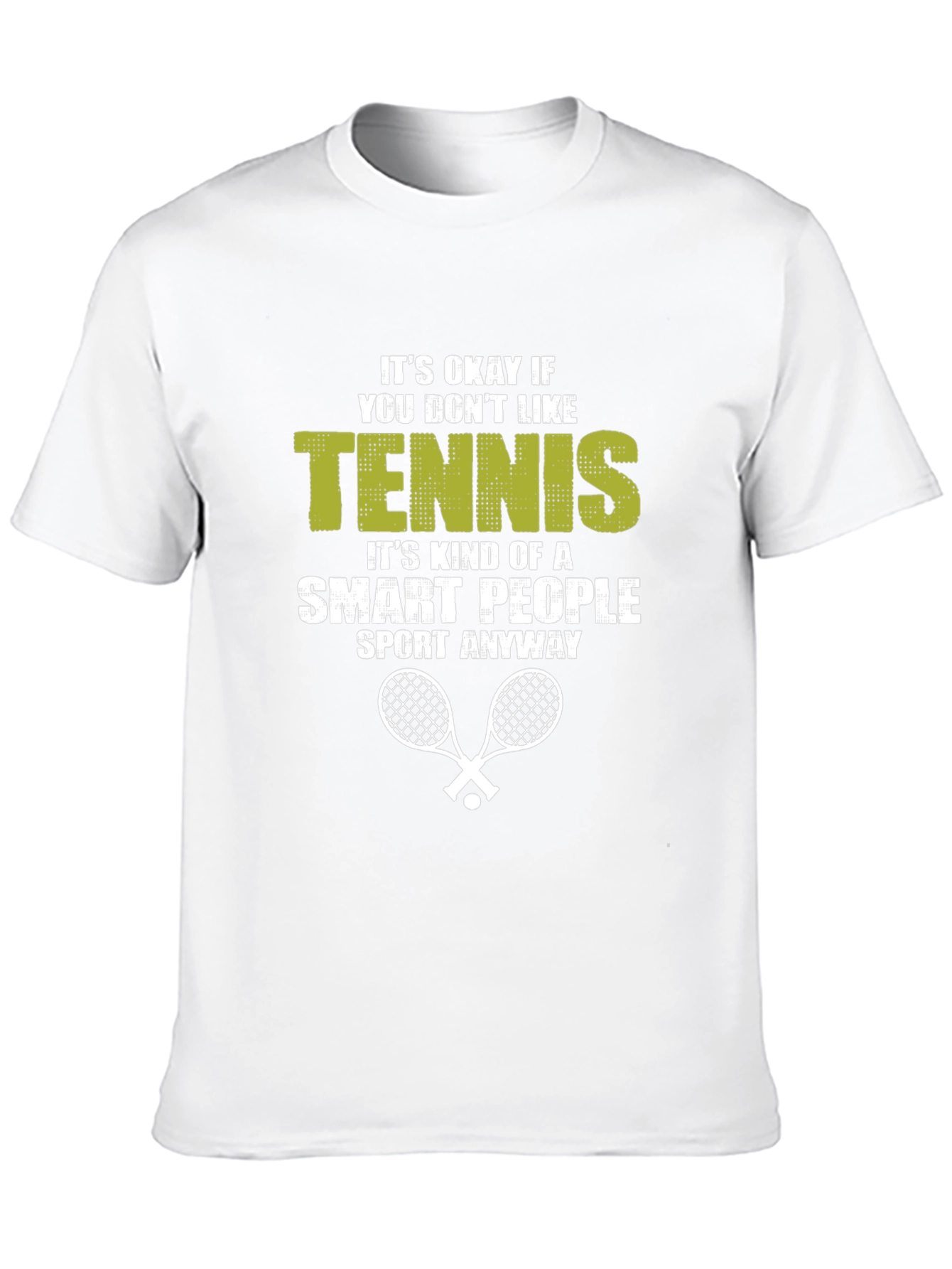 Black Funny Tennis Lover T-Shirt - Smart People Sport view 10