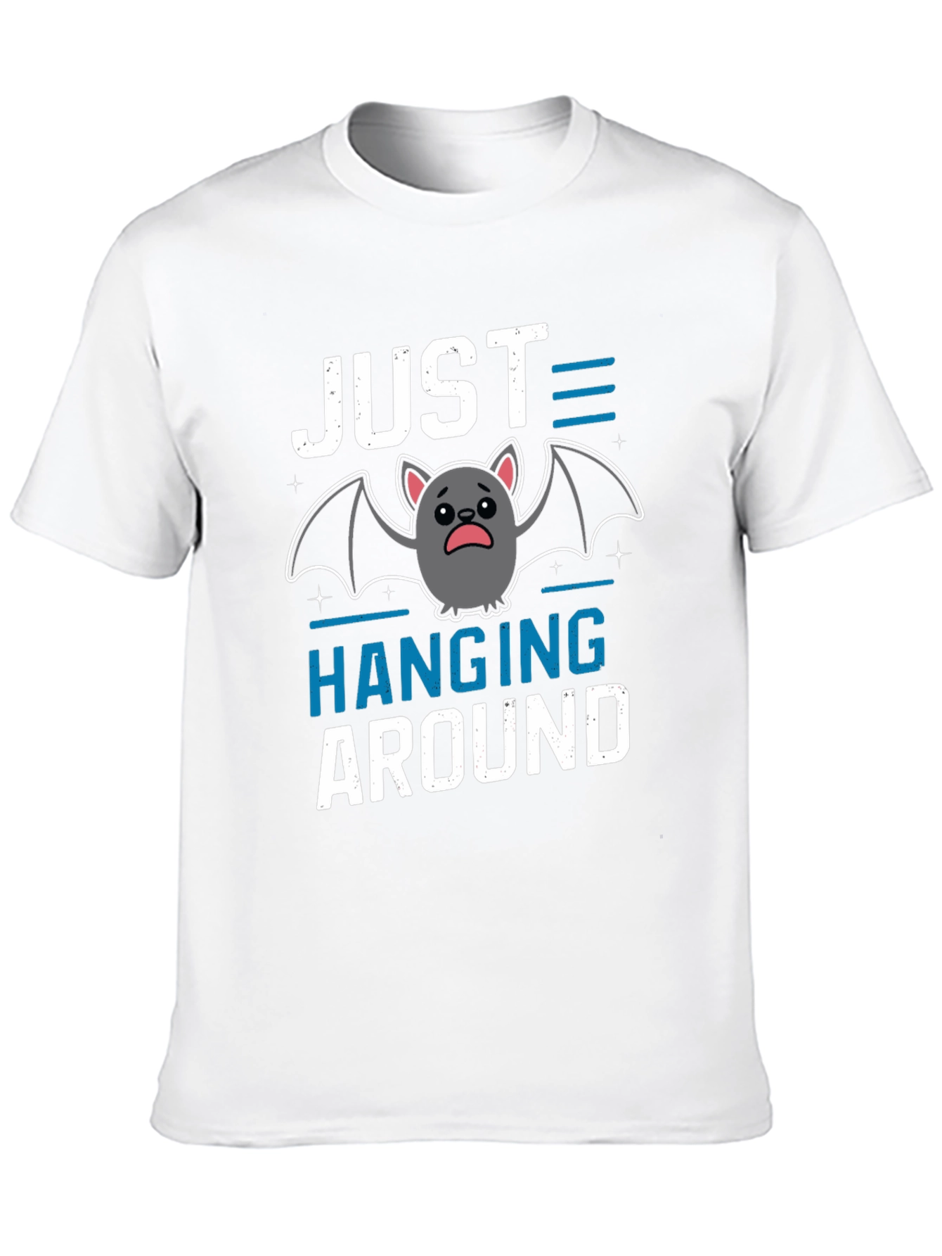 Black Just Hanging Around Bat T-Shirt view 10