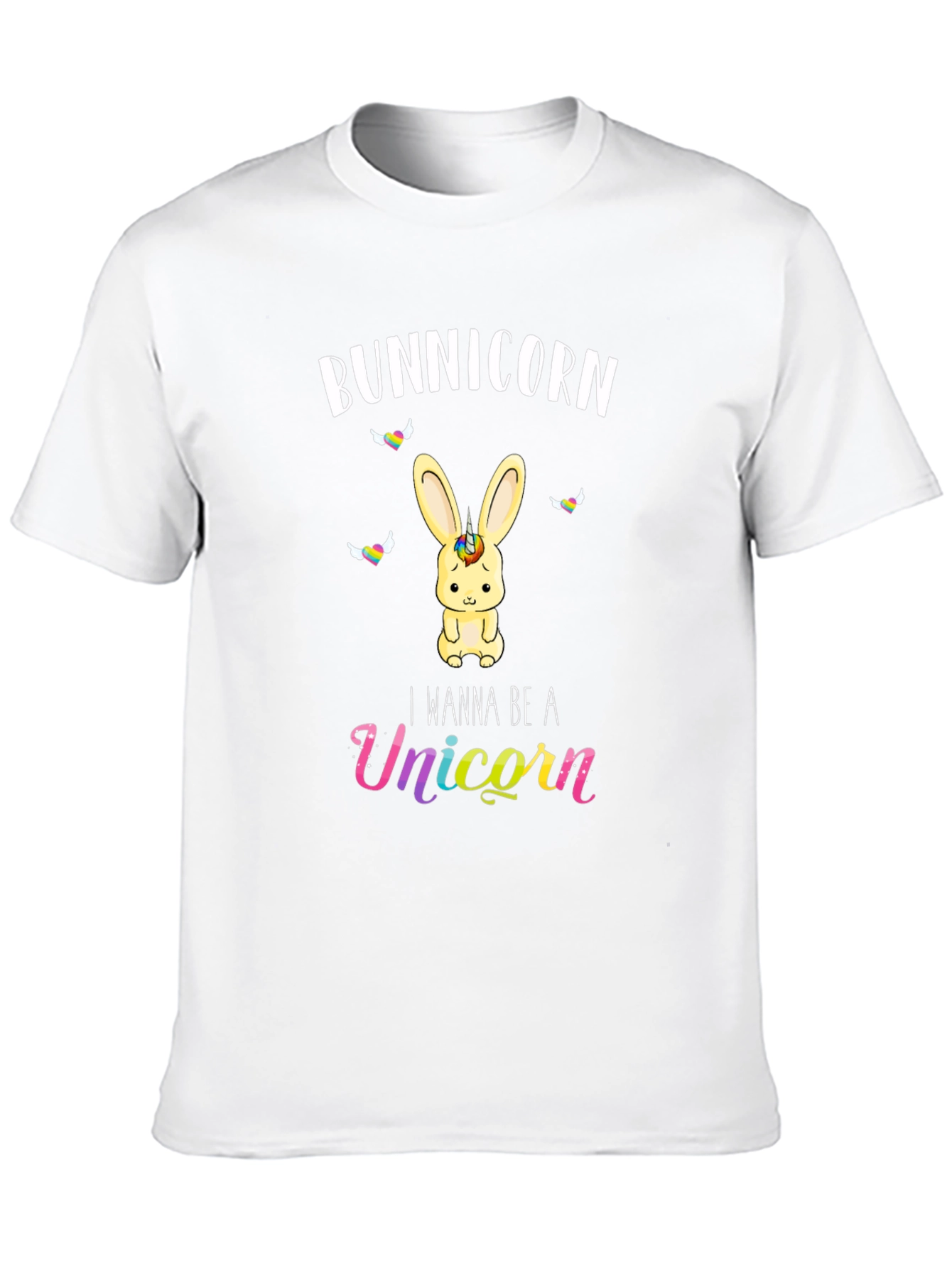 Black Bunicorn Unicorn T-Shirt Funny Bunny Tee view 10