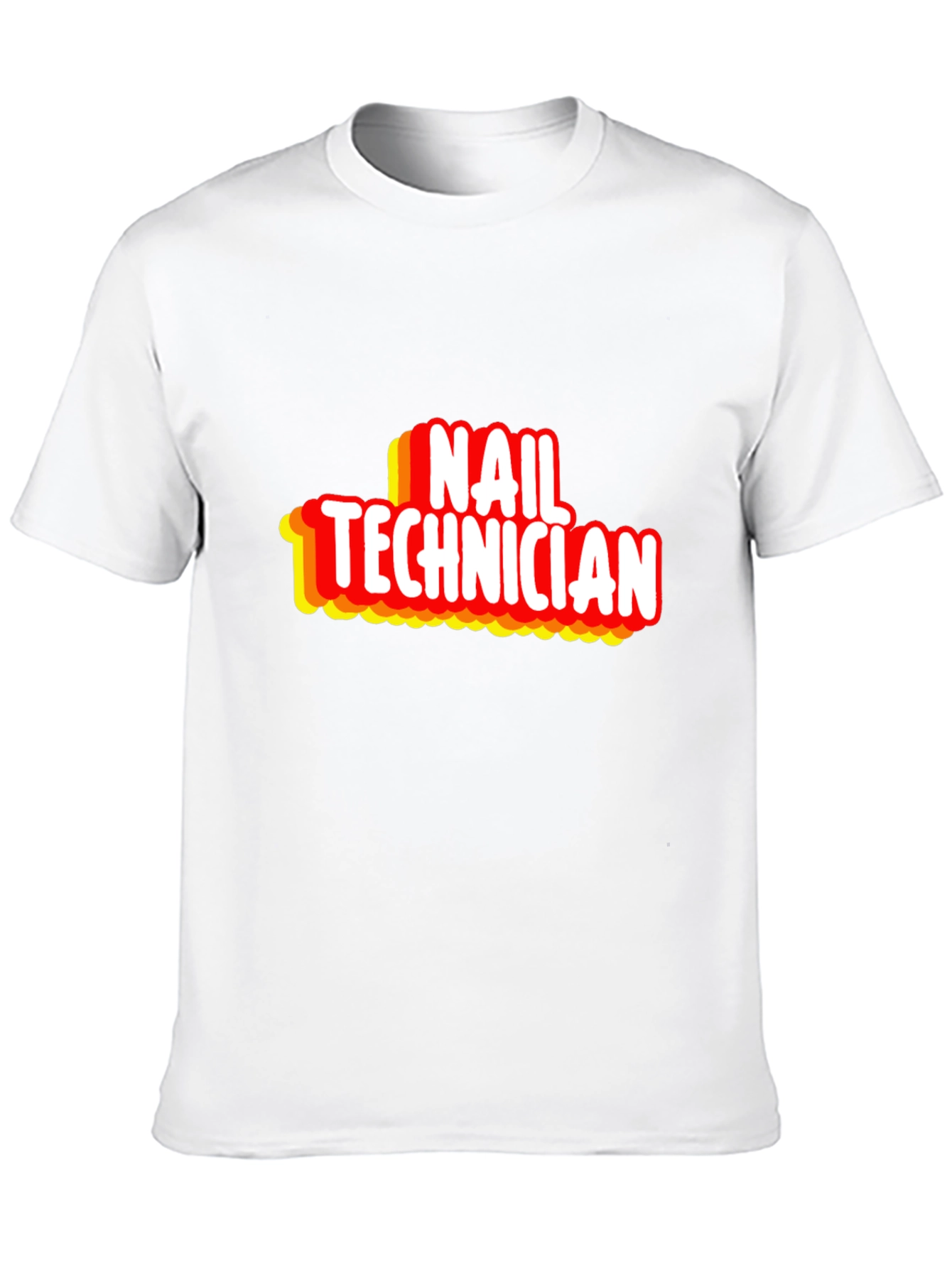 Black Nail Technician Graphic Tee - Black view 10
