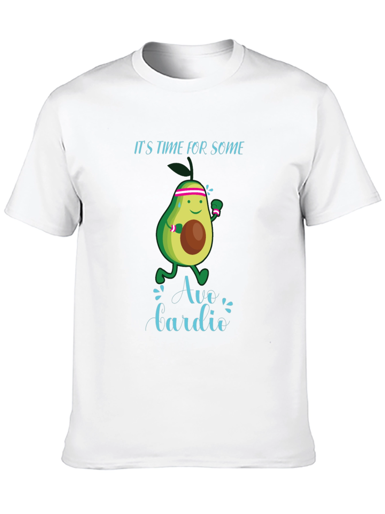 Black Avo Cardio T-Shirt - Funny Workout Tee view 10