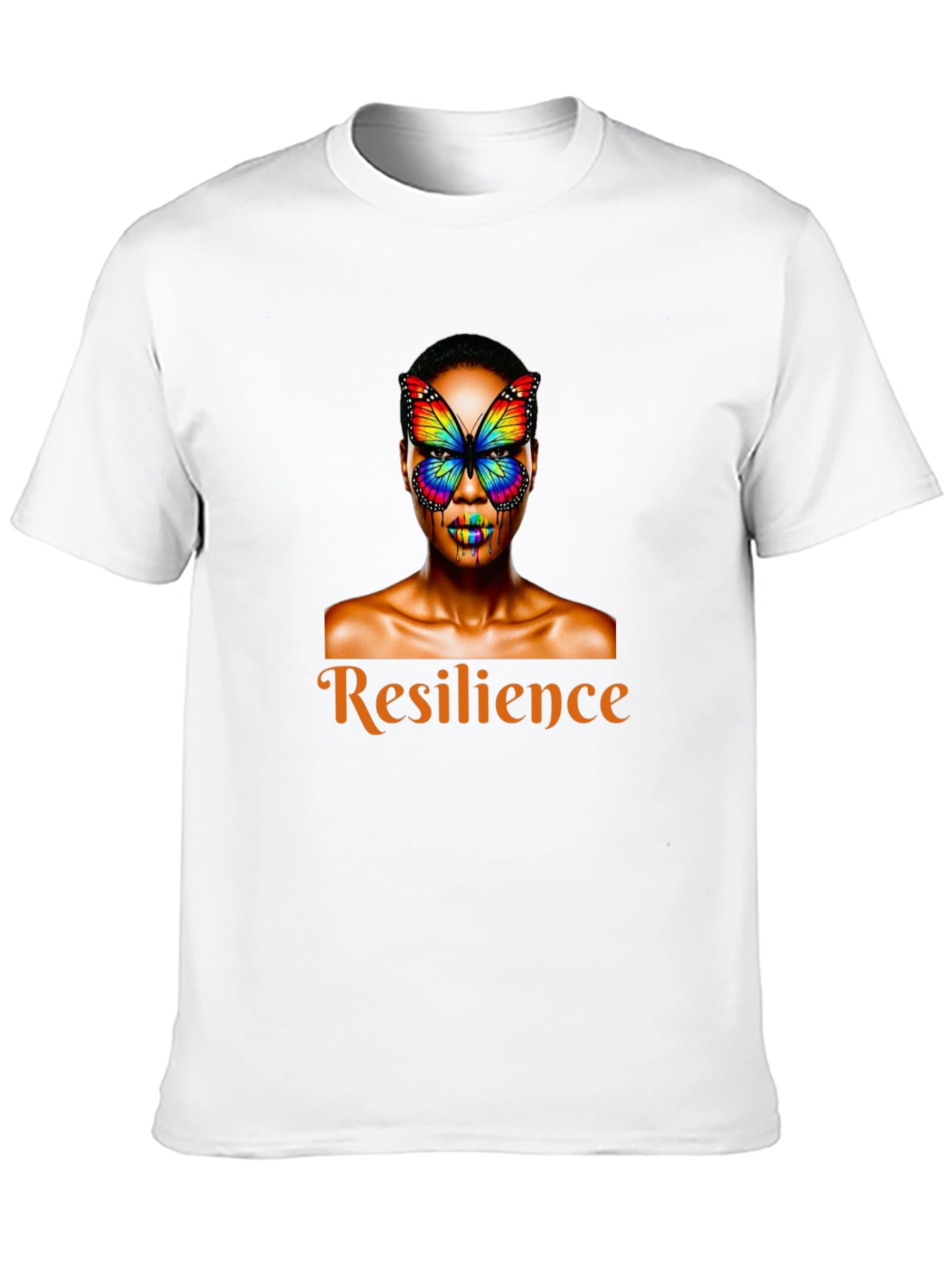 Black Resilience Graphic T-Shirt: Butterfly Empowerment view 10