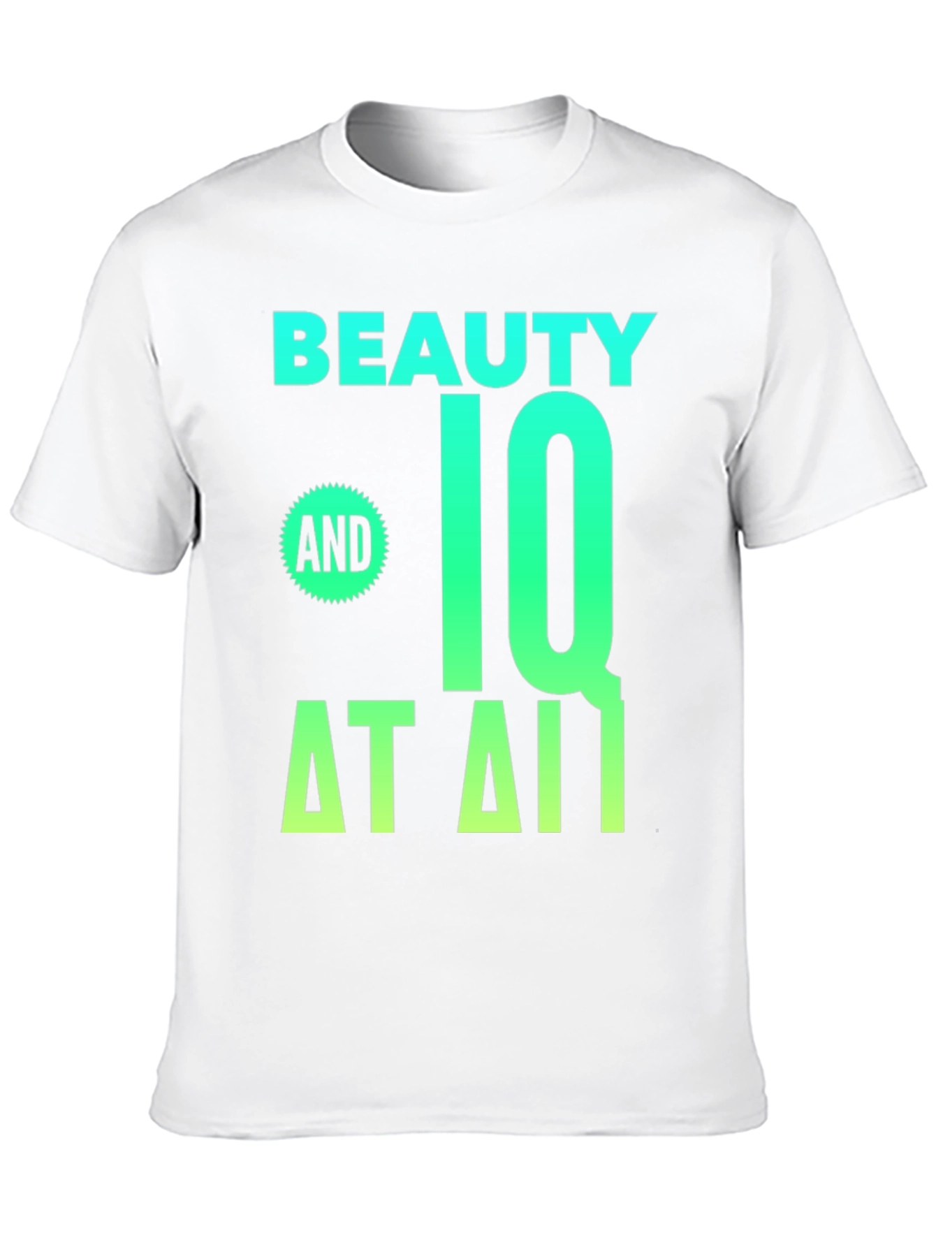 Black Beauty and IQ T-Shirt - Novelty Graphic Tee view 10