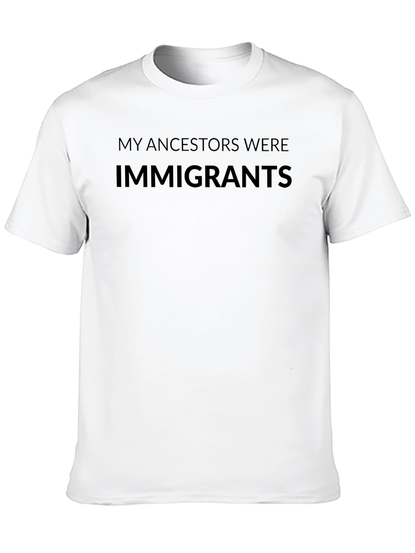 Black My Ancestors Were Immigrants T-Shirt view 10