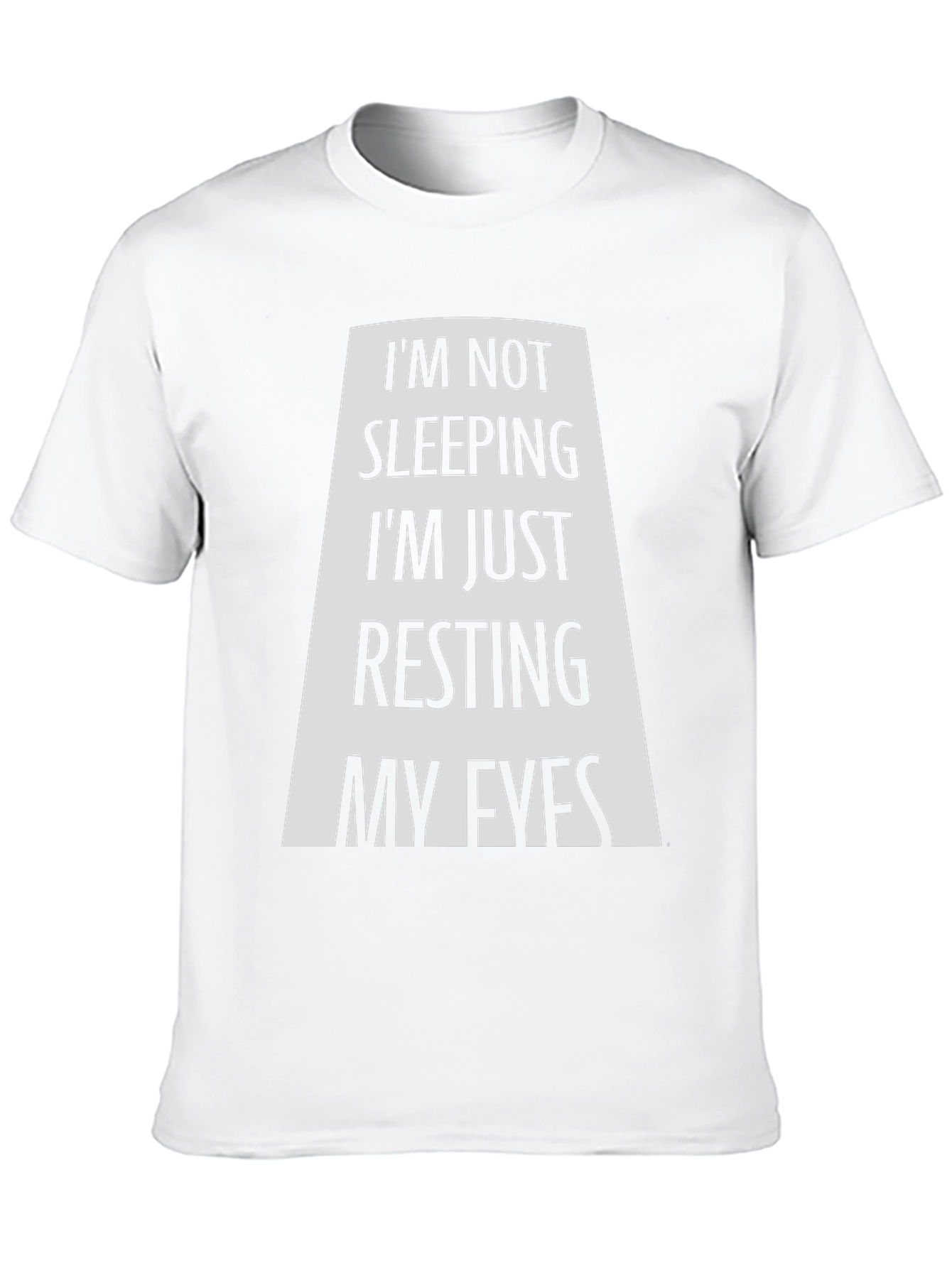 Black Funny "Resting My Eyes" Graphic T-Shirt view 10