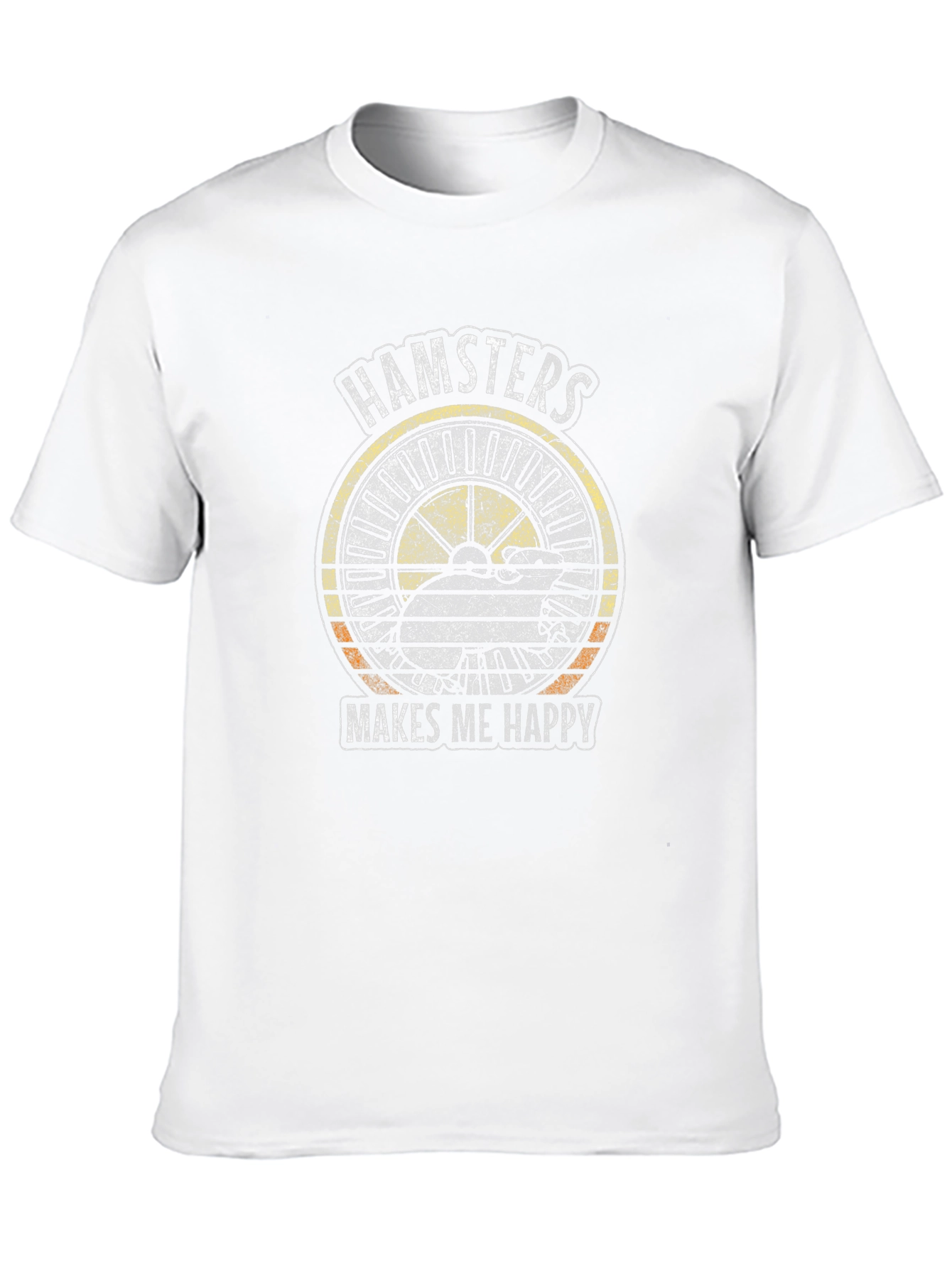 Black Hamsters Make Me Happy T-Shirt view 10