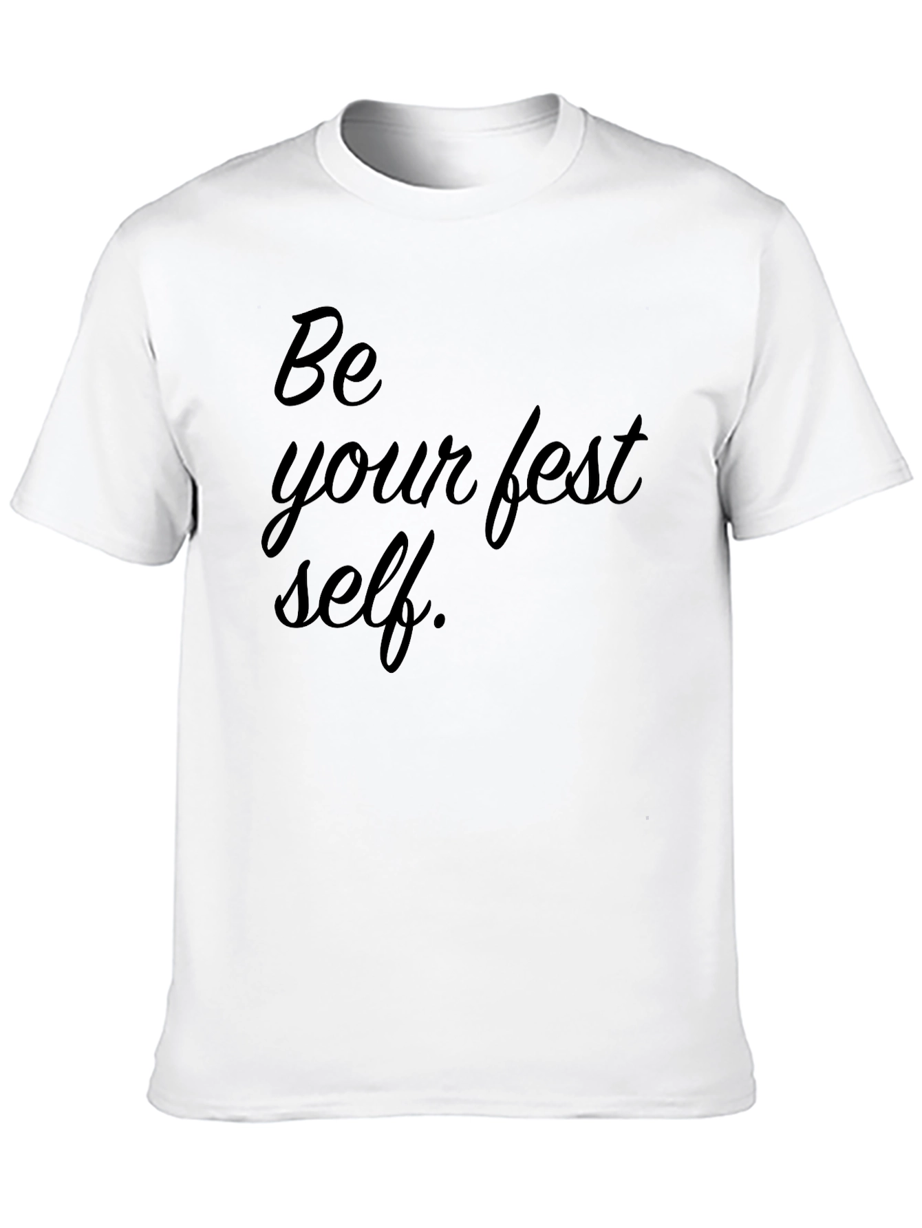 Black Be Your Best Self Graphic Tee - Black view 10