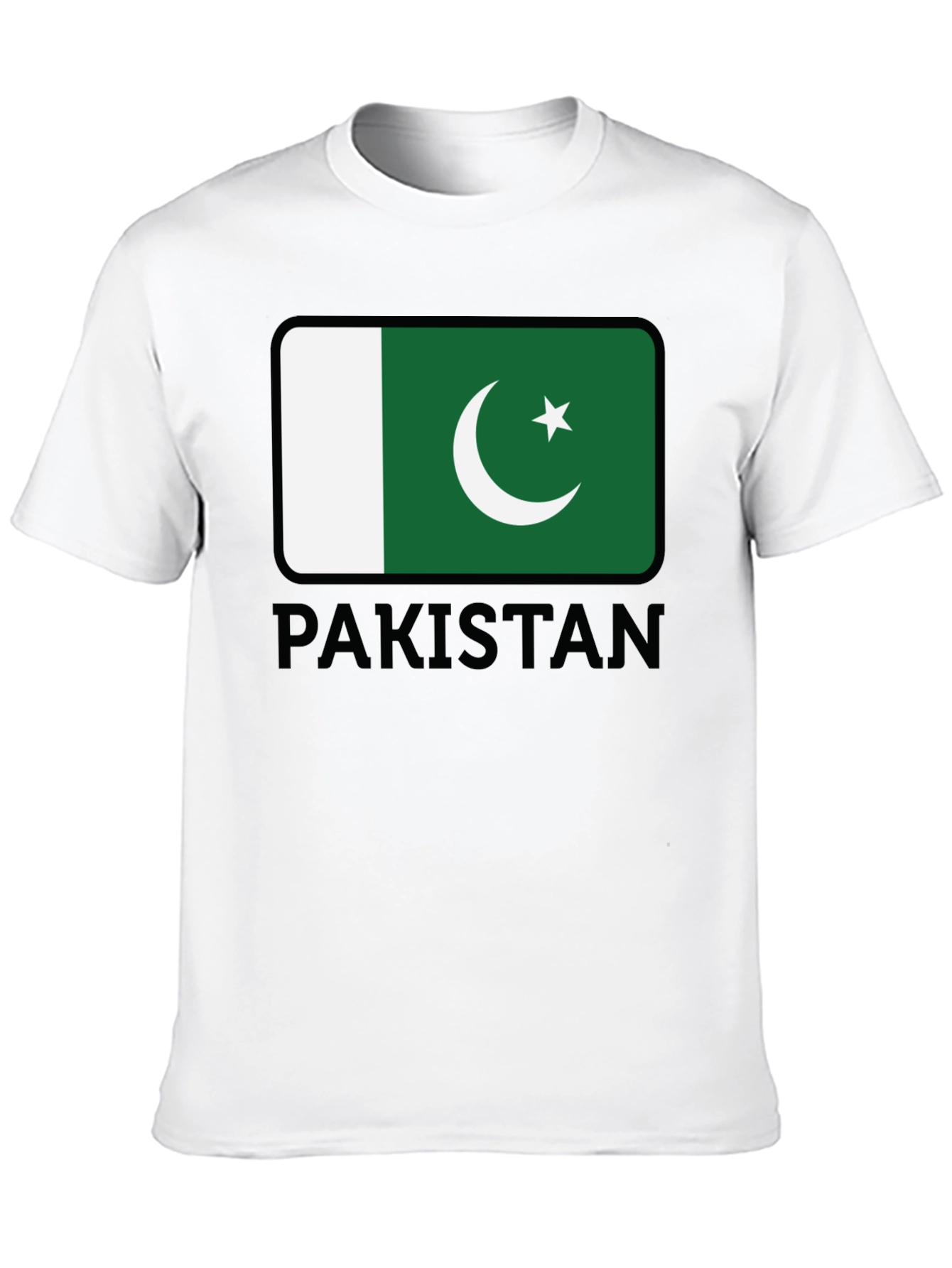 Black Pakistan Flag T-Shirt - Show Your Pride! view 10