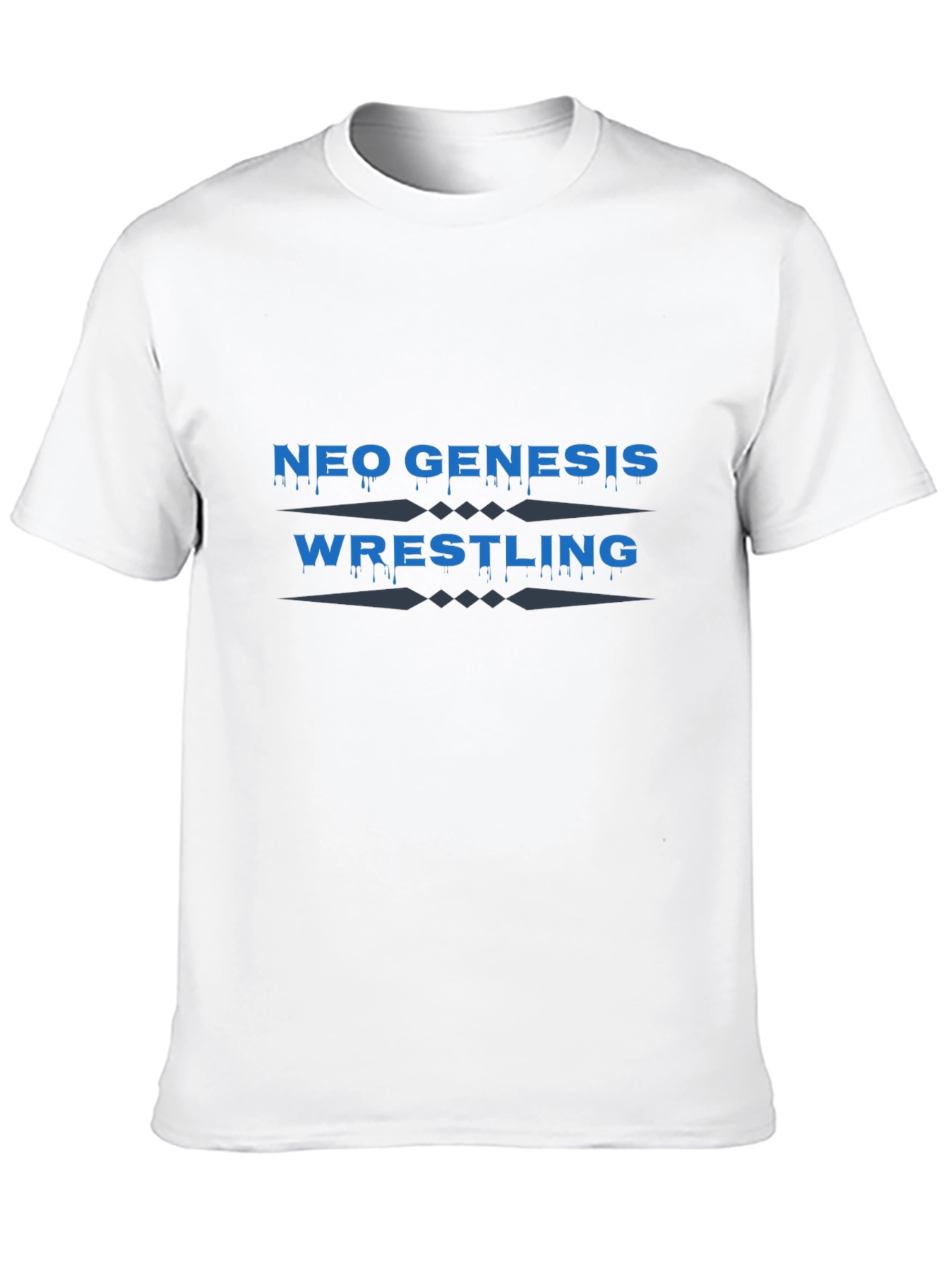 Black Neo Genesis Wrestling Black T-Shirt view 10
