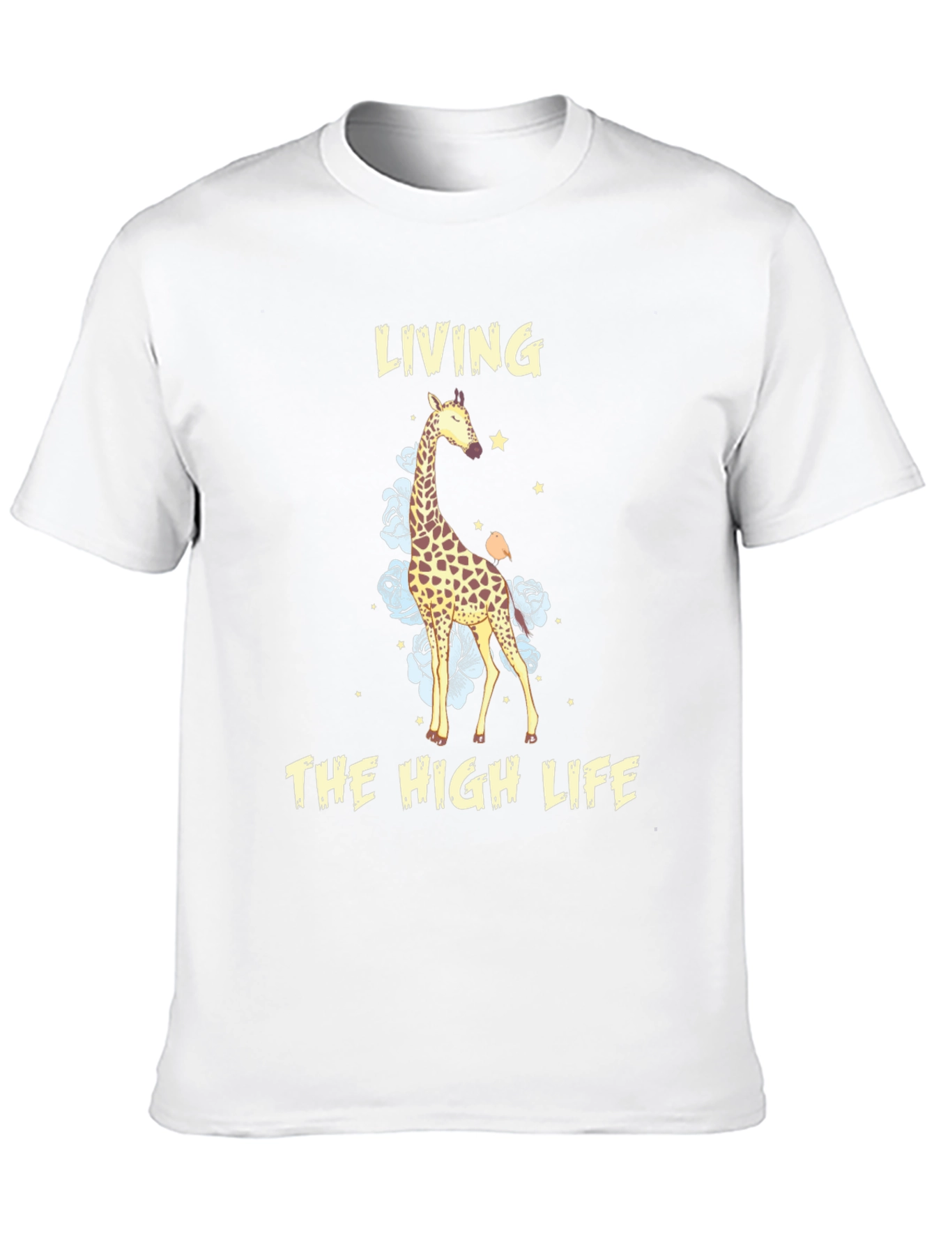 Black Living The High Life Giraffe T-Shirt view 10