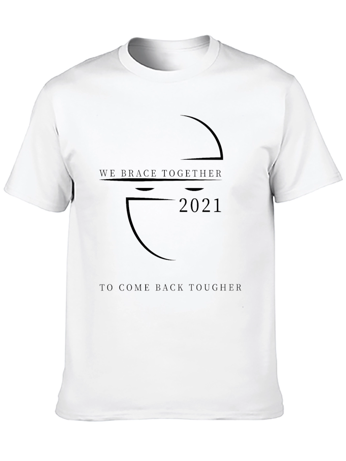 Black We Brace Together 2021 T-Shirt view 10