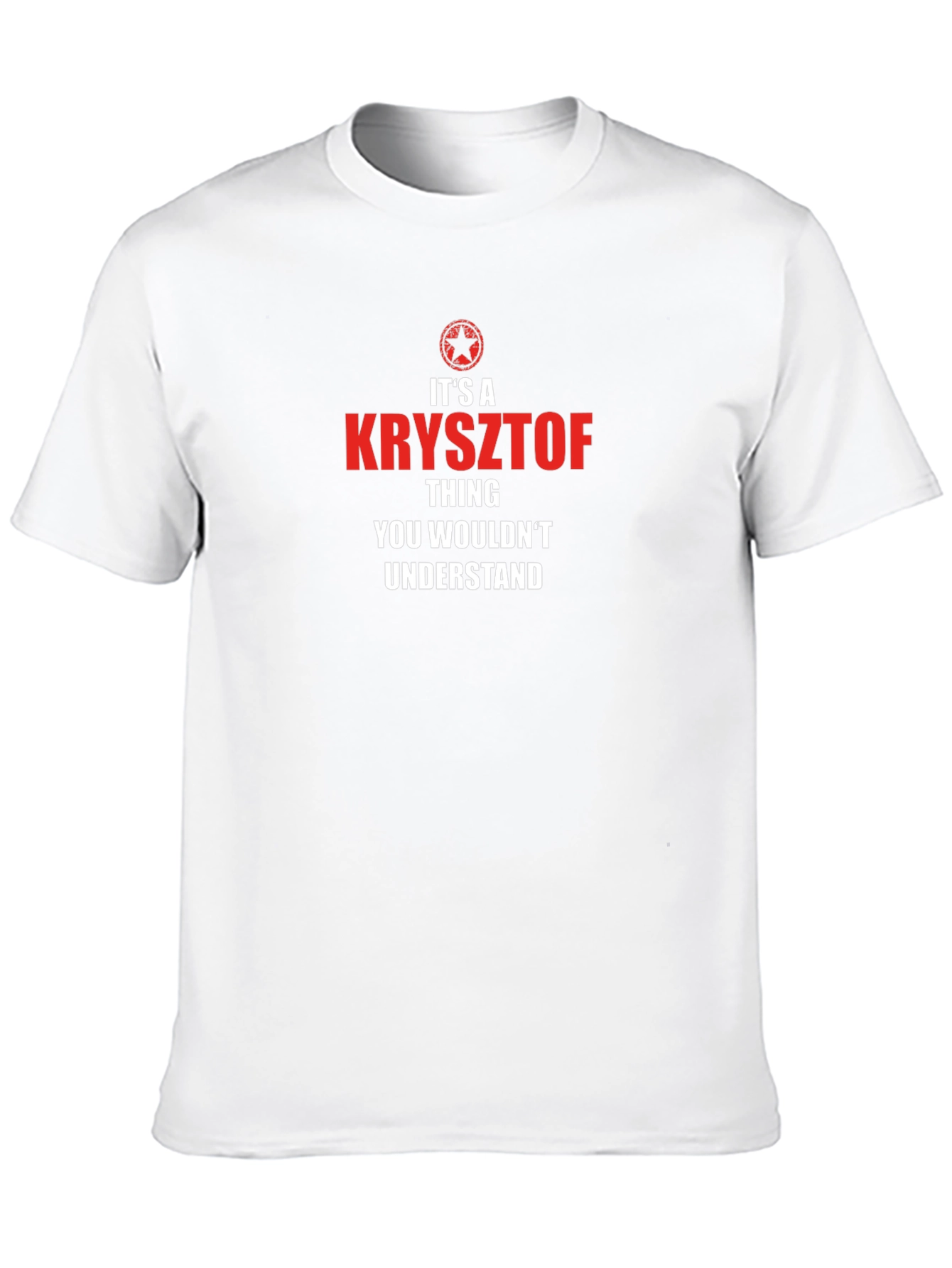Black Krzysztof Thing T-Shirt - Unique Personalized Gift view 10