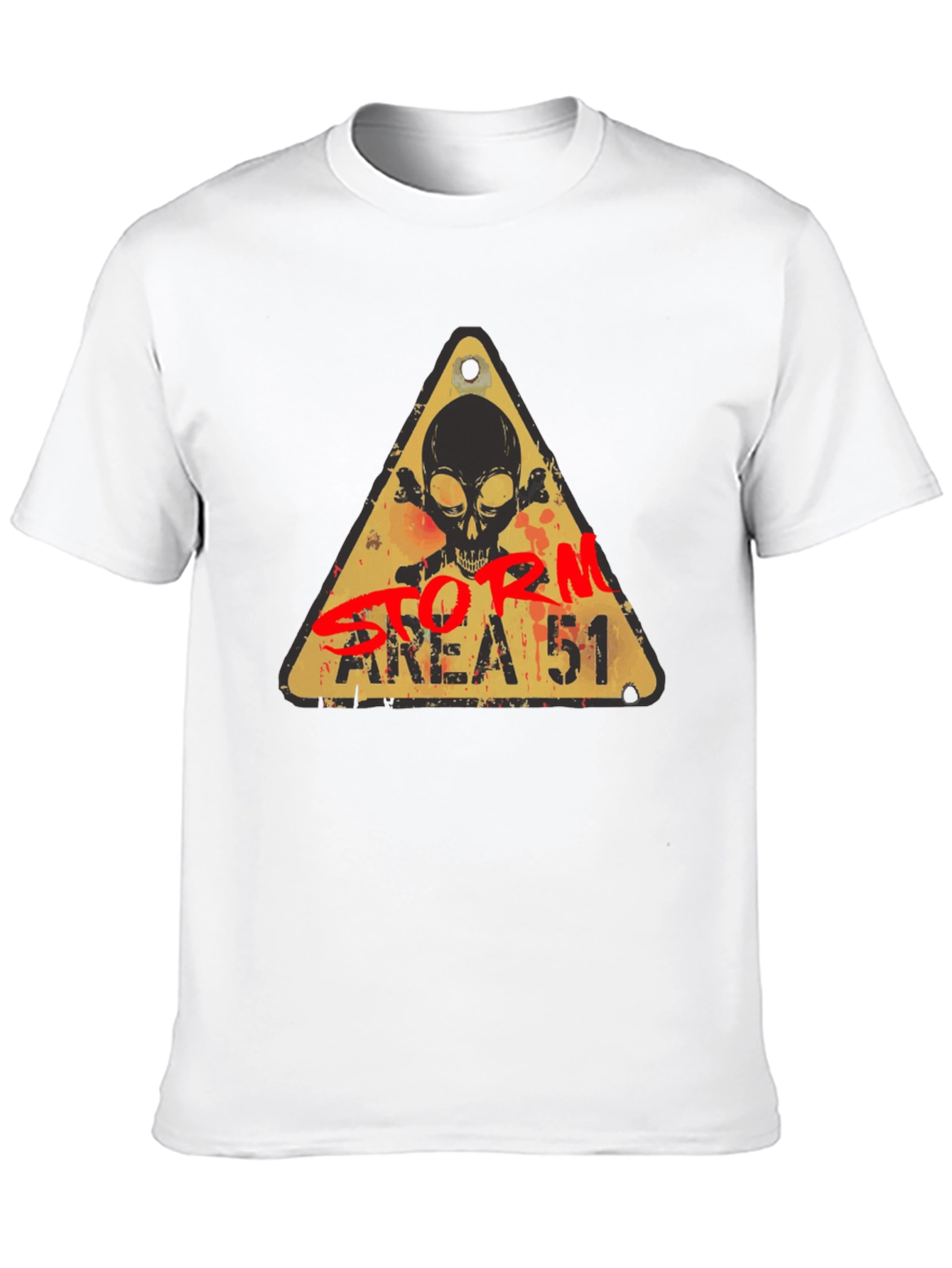 Black Storm Area 51 Alien Graphic Tee view 10