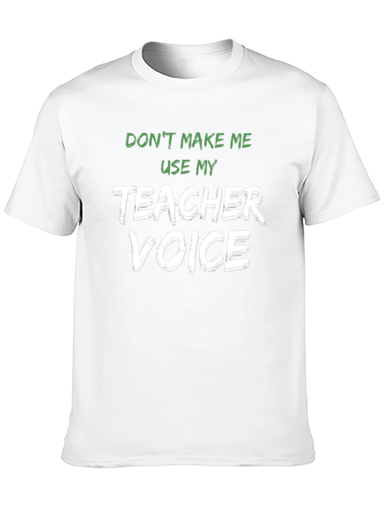 Black Teacher Voice T-Shirt - Funny Teacher Gift view 10